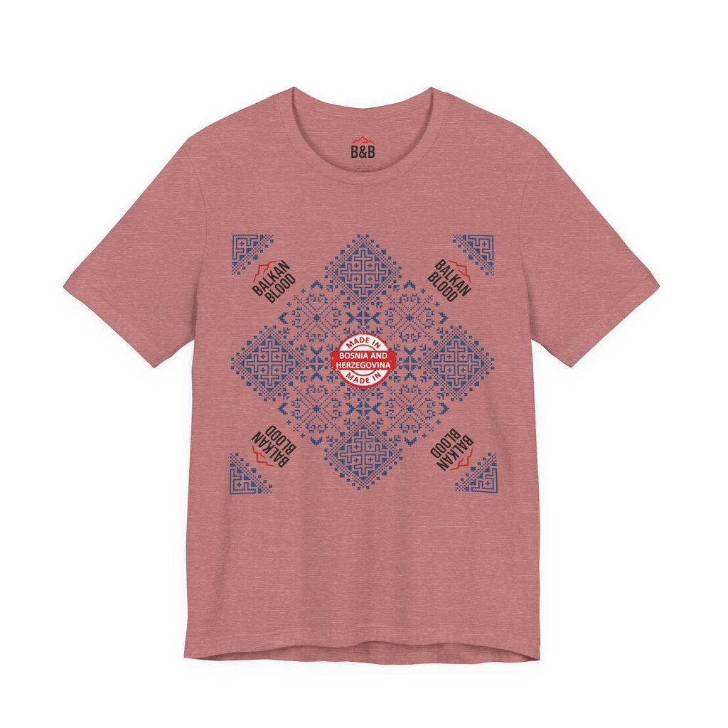 Bosnia Heritage Unisex Tee, Travel Shirt, Cultural Pride, Souvenir T-Shirt, Gift for Travelers, Adventure Apparel
