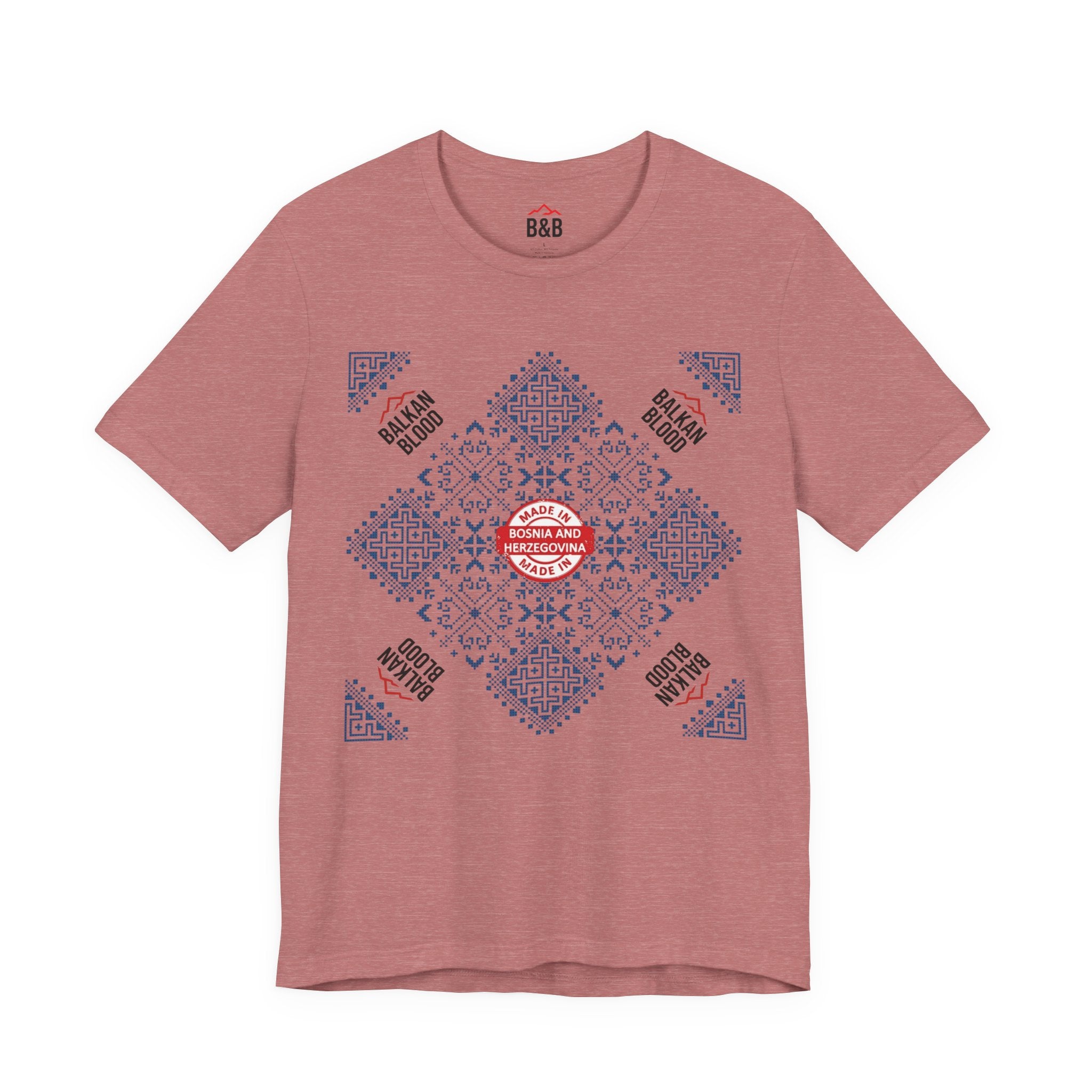 Bosnia Heritage Unisex Tee, Travel Shirt, Cultural Pride, Souvenir T-Shirt, Gift for Travelers, Adventure Apparel