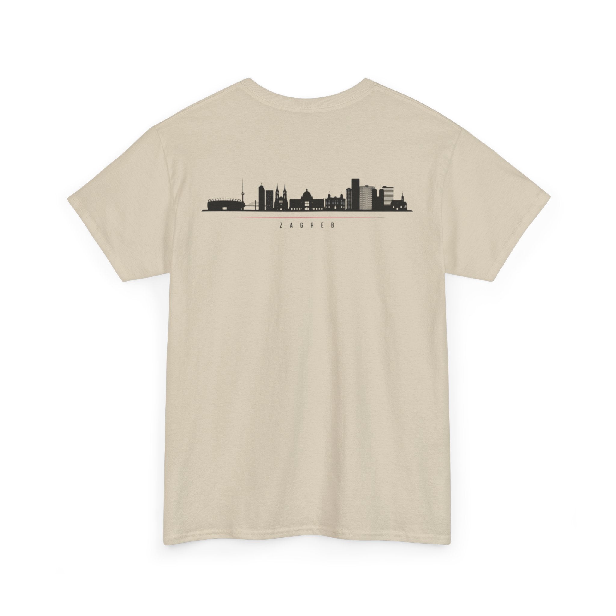Croatia/Zagreb Unisex Heavy Cotton Tee