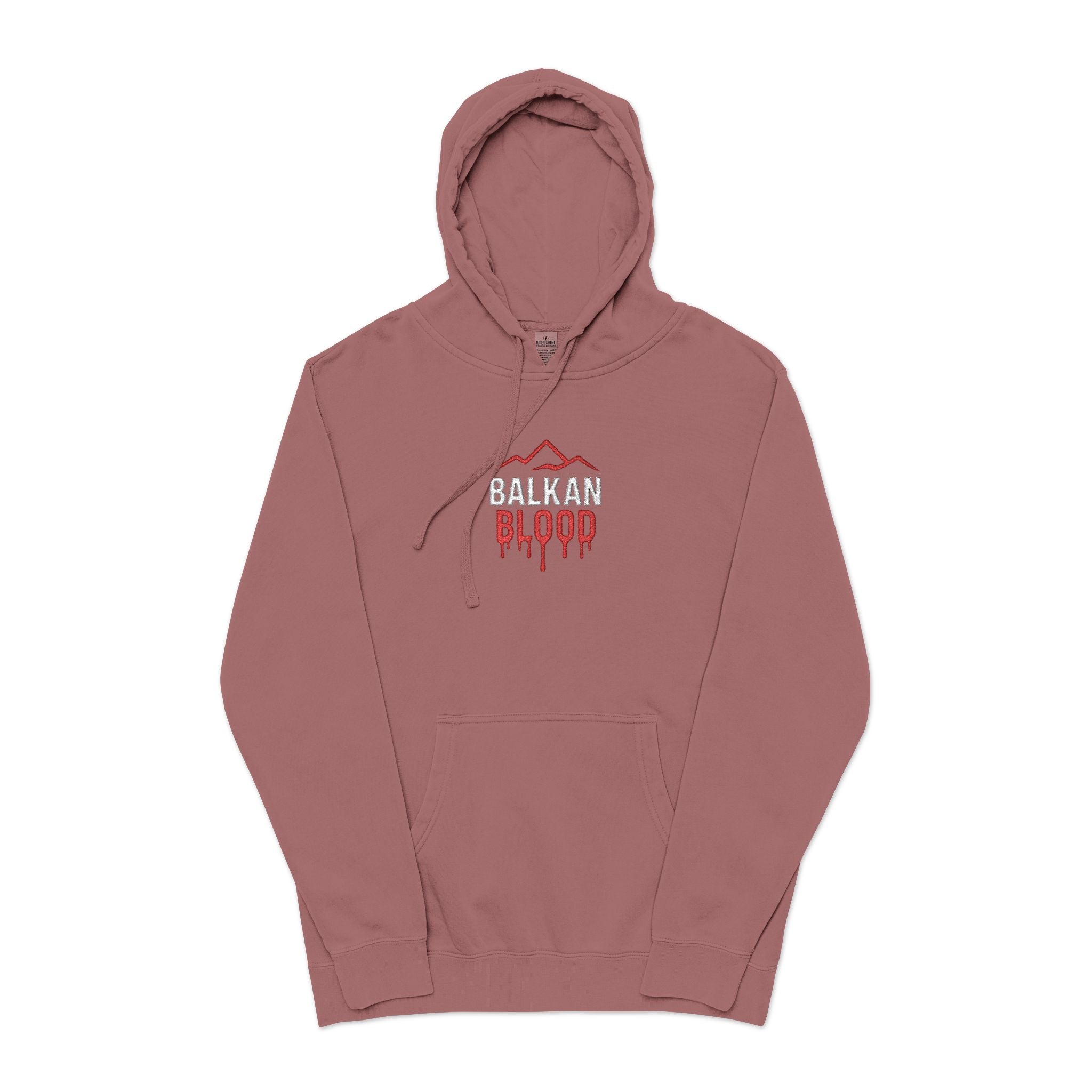 Unisex Pigment-Dyed Hoodie (Embroidery)