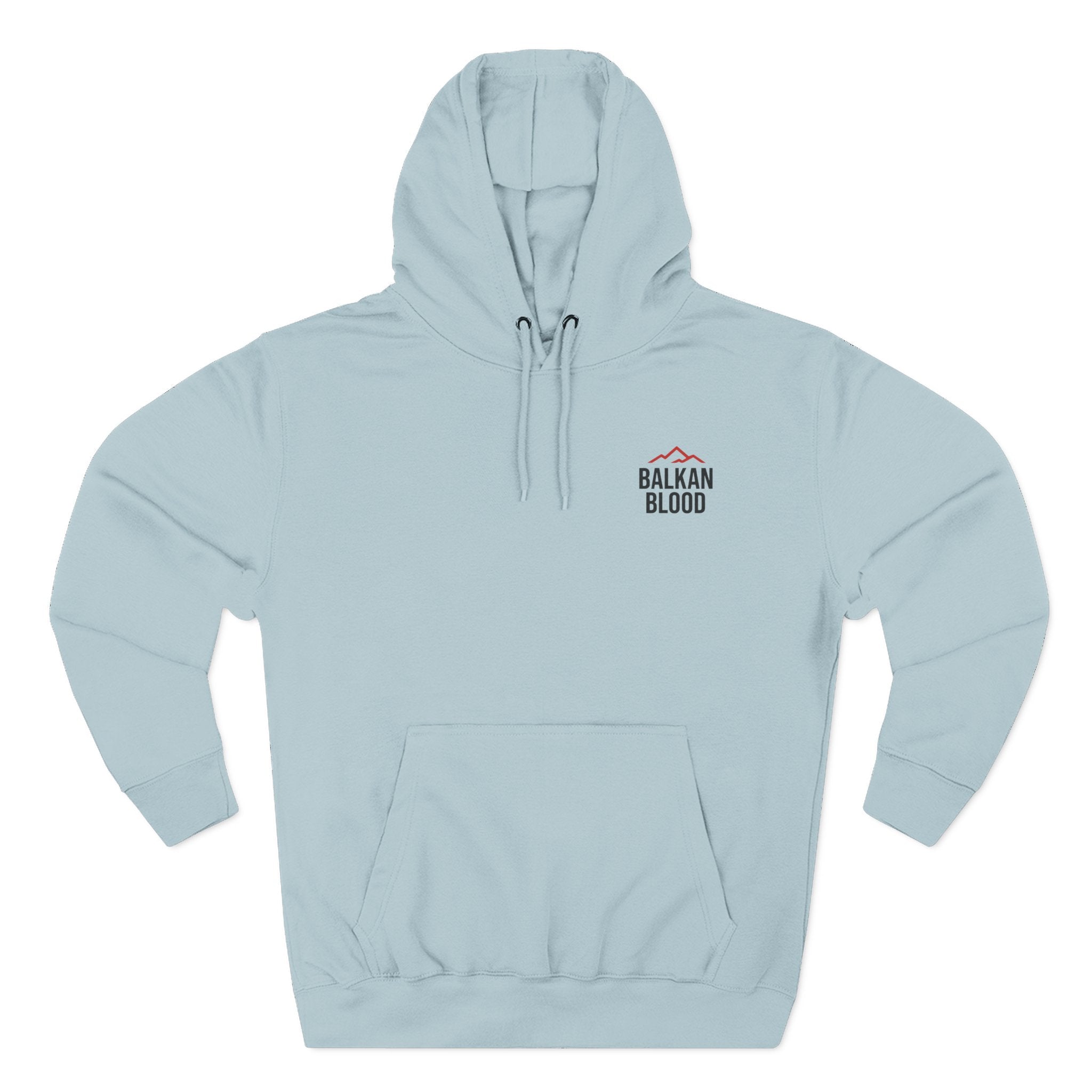 Balkan Blood Hoodie - Cozy Fleece Sweatshirt for Outdoor Adventures, Gifts for Nature Lovers, Hiking, Travel, Casual Wear