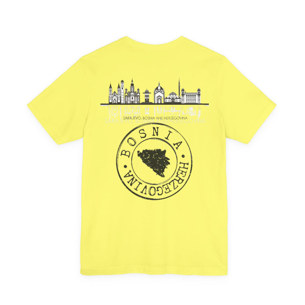 Bosnia Heritage Unisex Tee, Travel Shirt, Cultural Pride, Souvenir T-Shirt, Gift for Travelers, Adventure Apparel