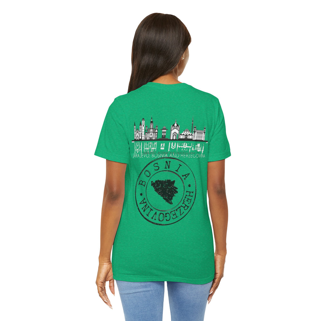 Bosnia Heritage Unisex Tee, Cultural Pride,