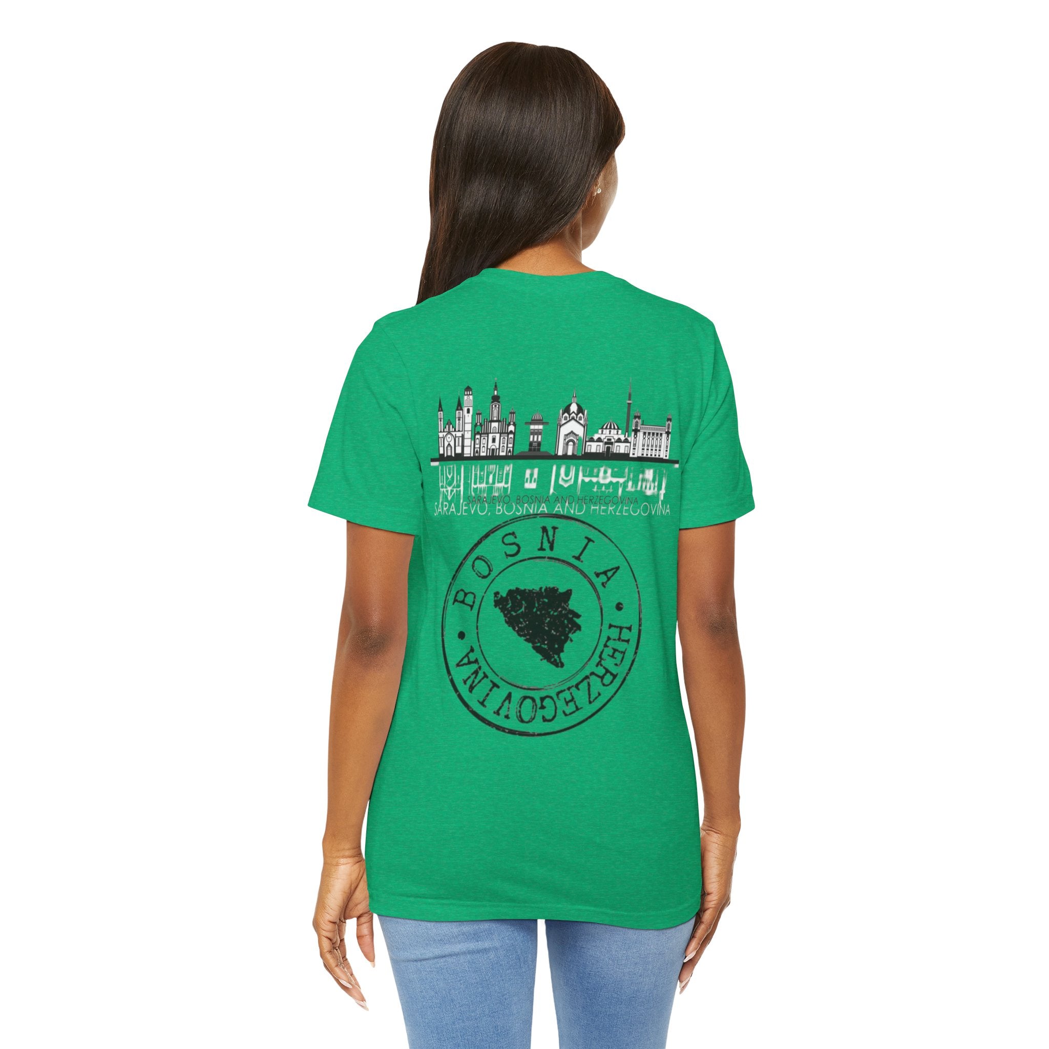 Bosnia Heritage Unisex Tee, Cultural Pride,