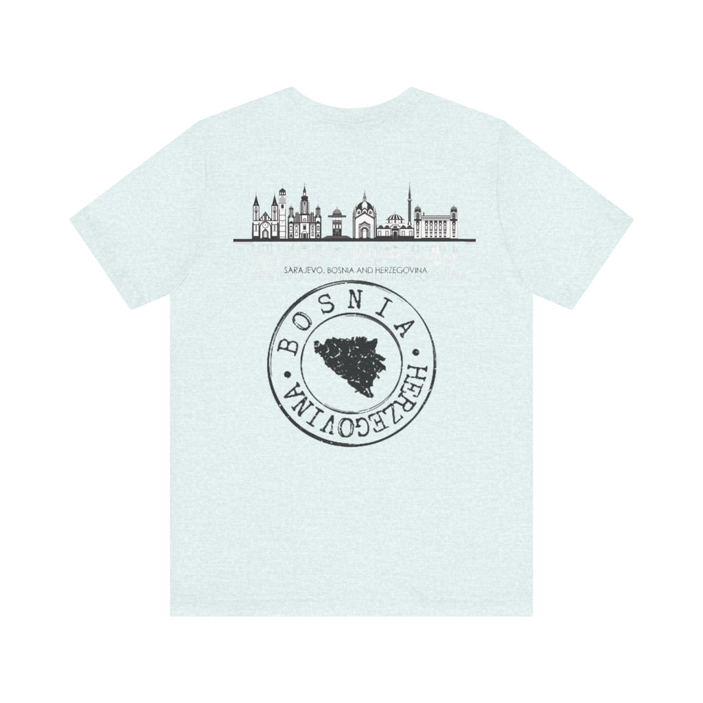 Bosnia Heritage Unisex Tee, Travel Shirt, Cultural Pride, Souvenir T-Shirt, Gift for Travelers, Adventure Apparel