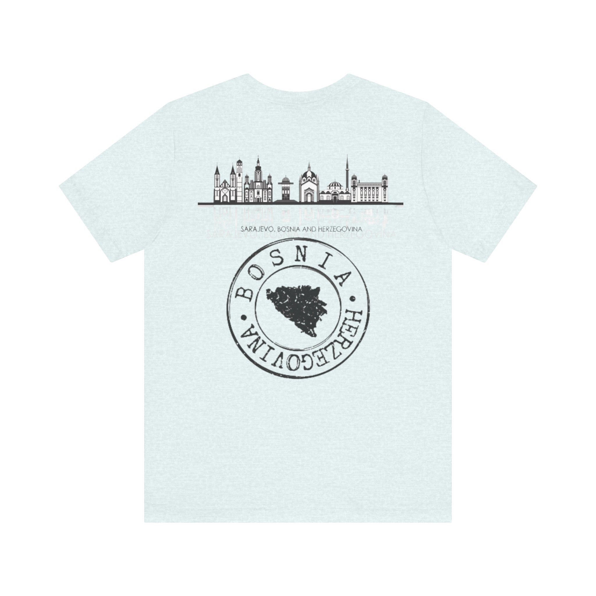 Bosnia Heritage Unisex Tee, Travel Shirt, Cultural Pride, Souvenir T-Shirt, Gift for Travelers, Adventure Apparel