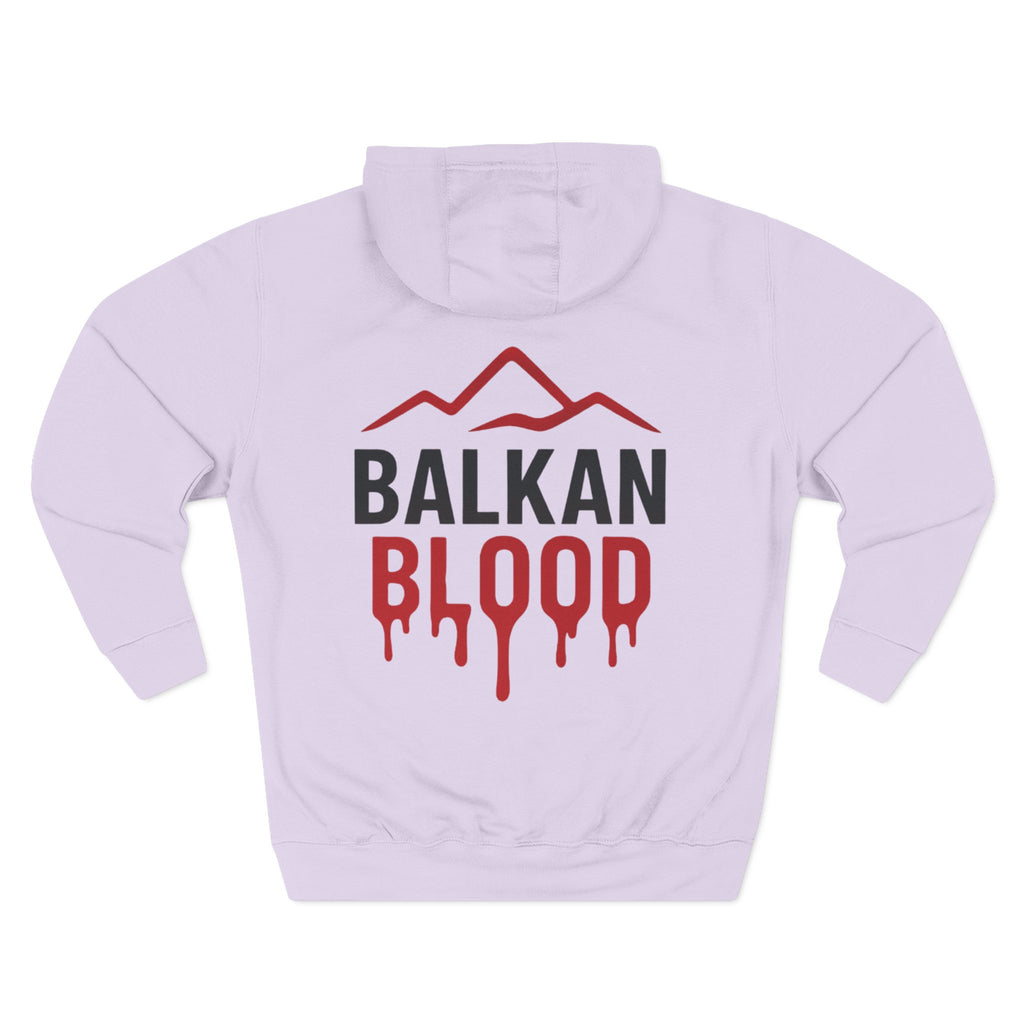 Balkan Blood Hoodie - Cozy Fleece Sweatshirt for Outdoor Adventures