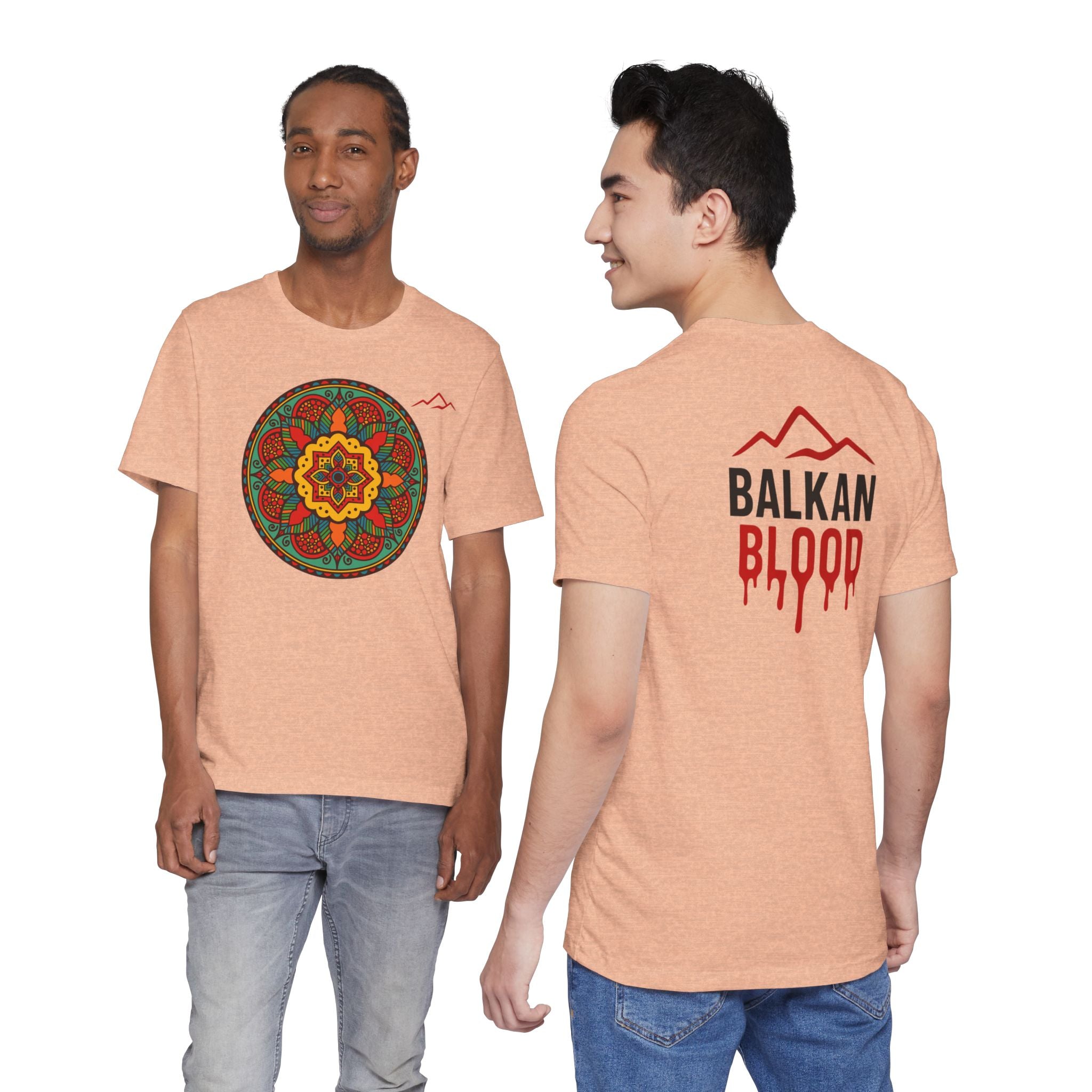 Balkan Blood Tee — Red Drip Logo