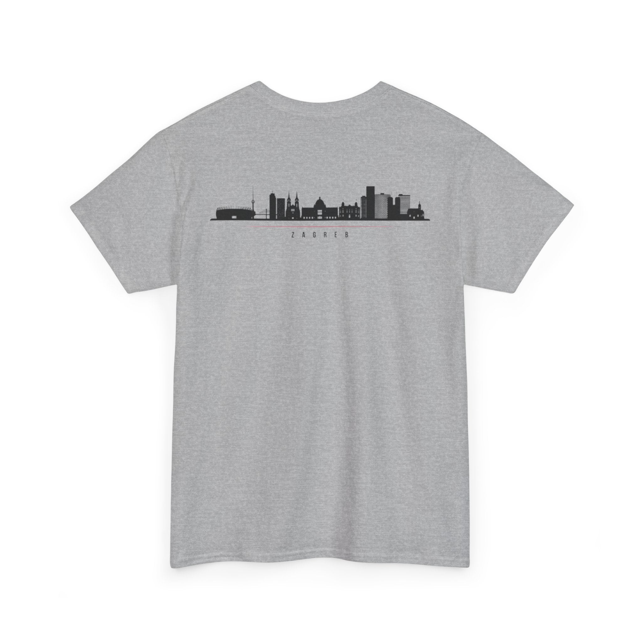 Croatia/Zagreb Unisex Heavy Cotton Tee