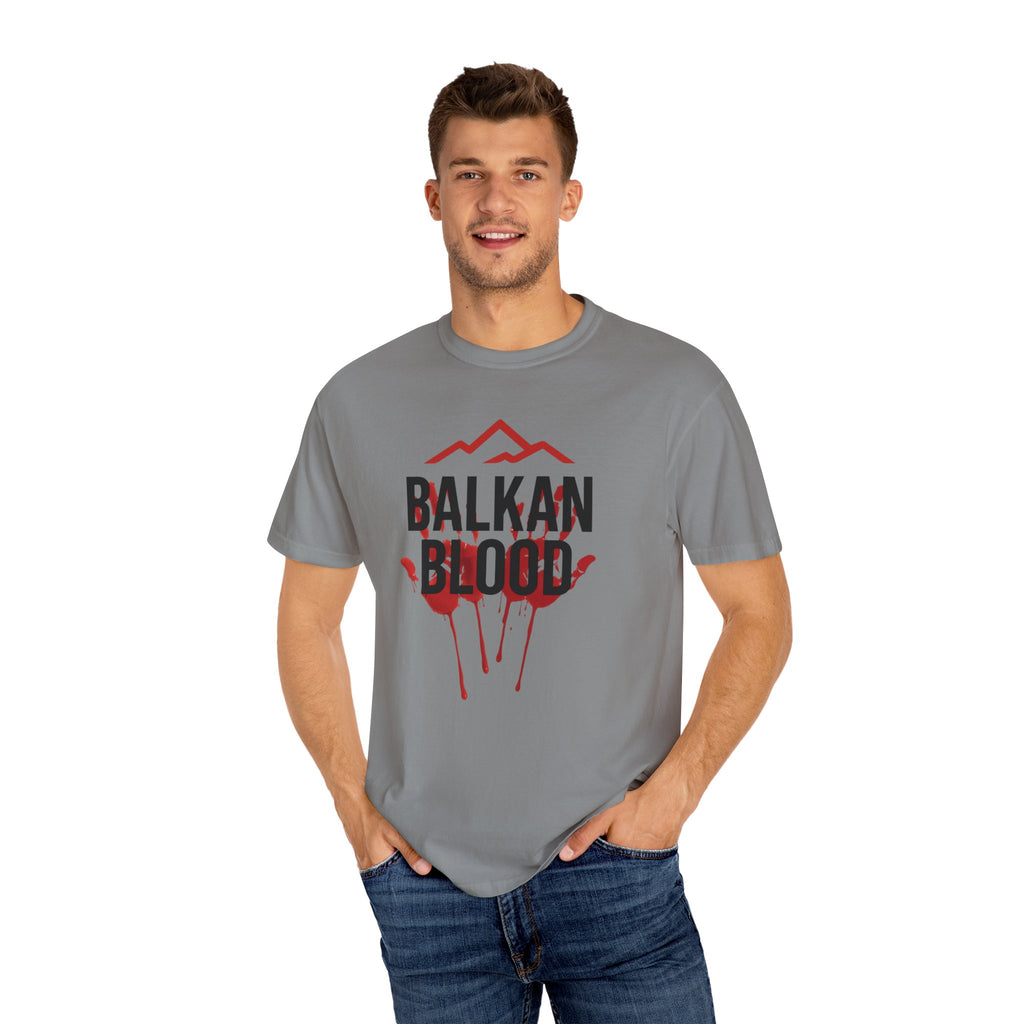 Balkan Blood Graphic T-Shirt, Unisex Streetwear, Fashion Statement Tee, Edgy Gift for Music Lovers, Halloween Apparel
