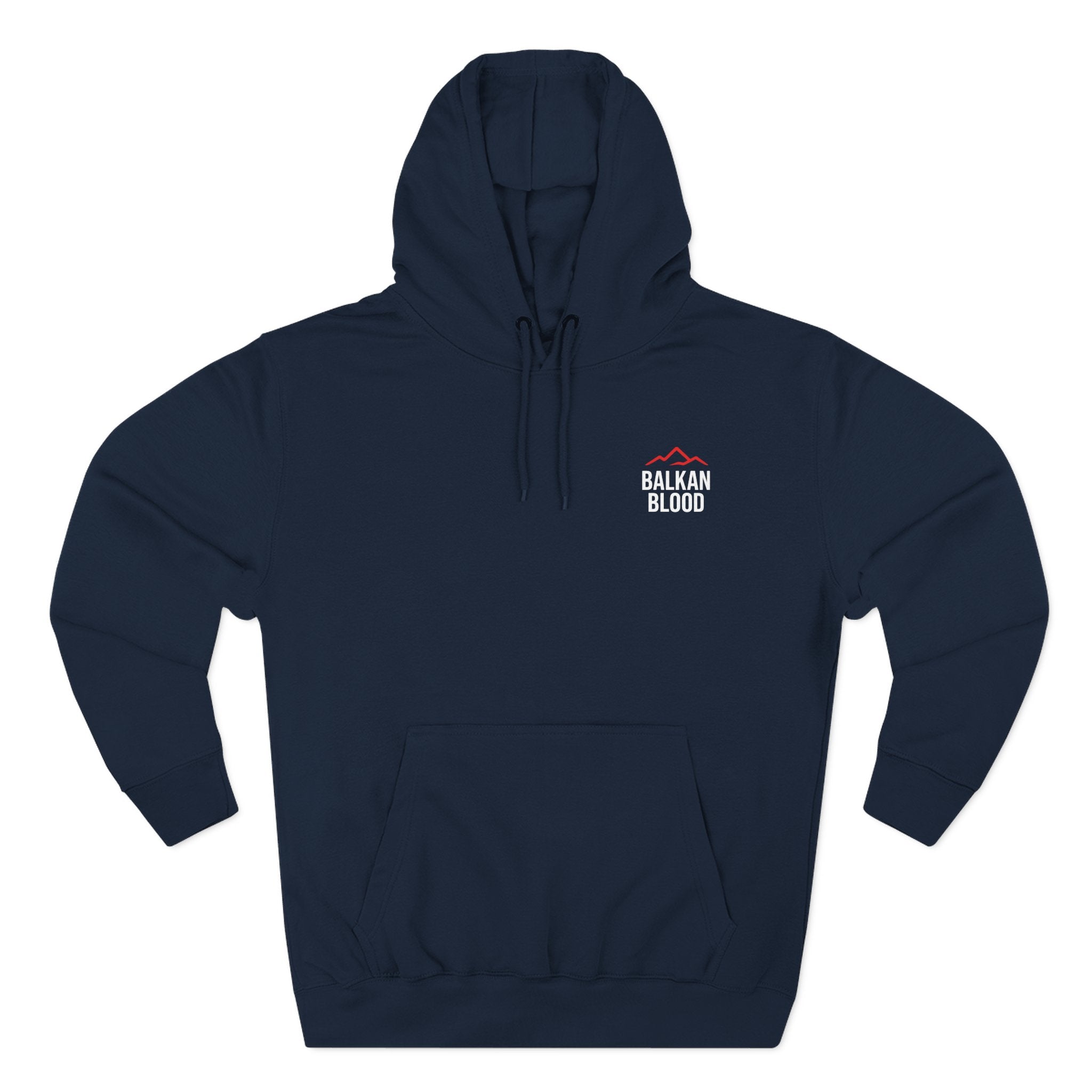 Balkan Blood Hoodie - Cozy Fleece Sweatshirt for Outdoor Adventures, Gifts for Nature Lovers, Hiking, Travel, Casual Wear