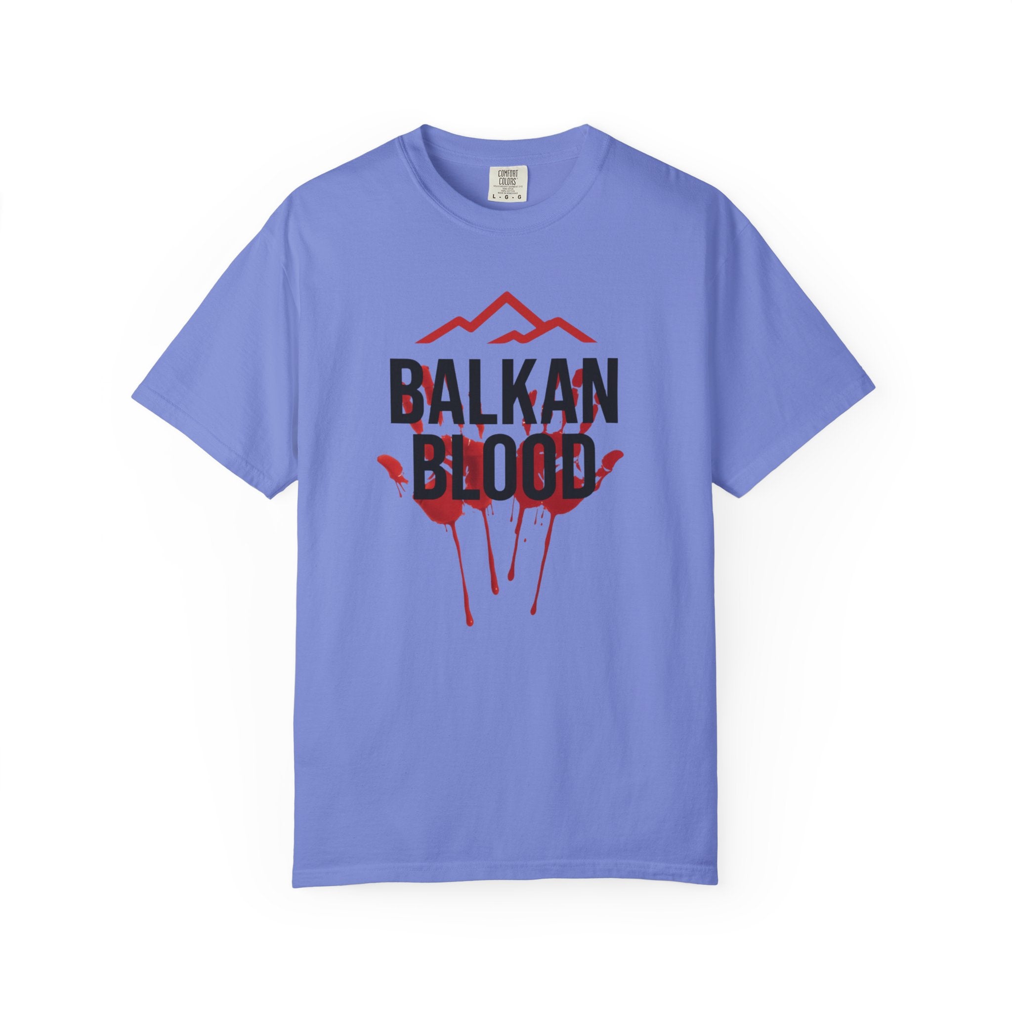 Balkan Blood Graphic T-Shirt, Unisex Streetwear, Fashion Statement Tee, Edgy Gift for Music Lovers, Halloween Apparel