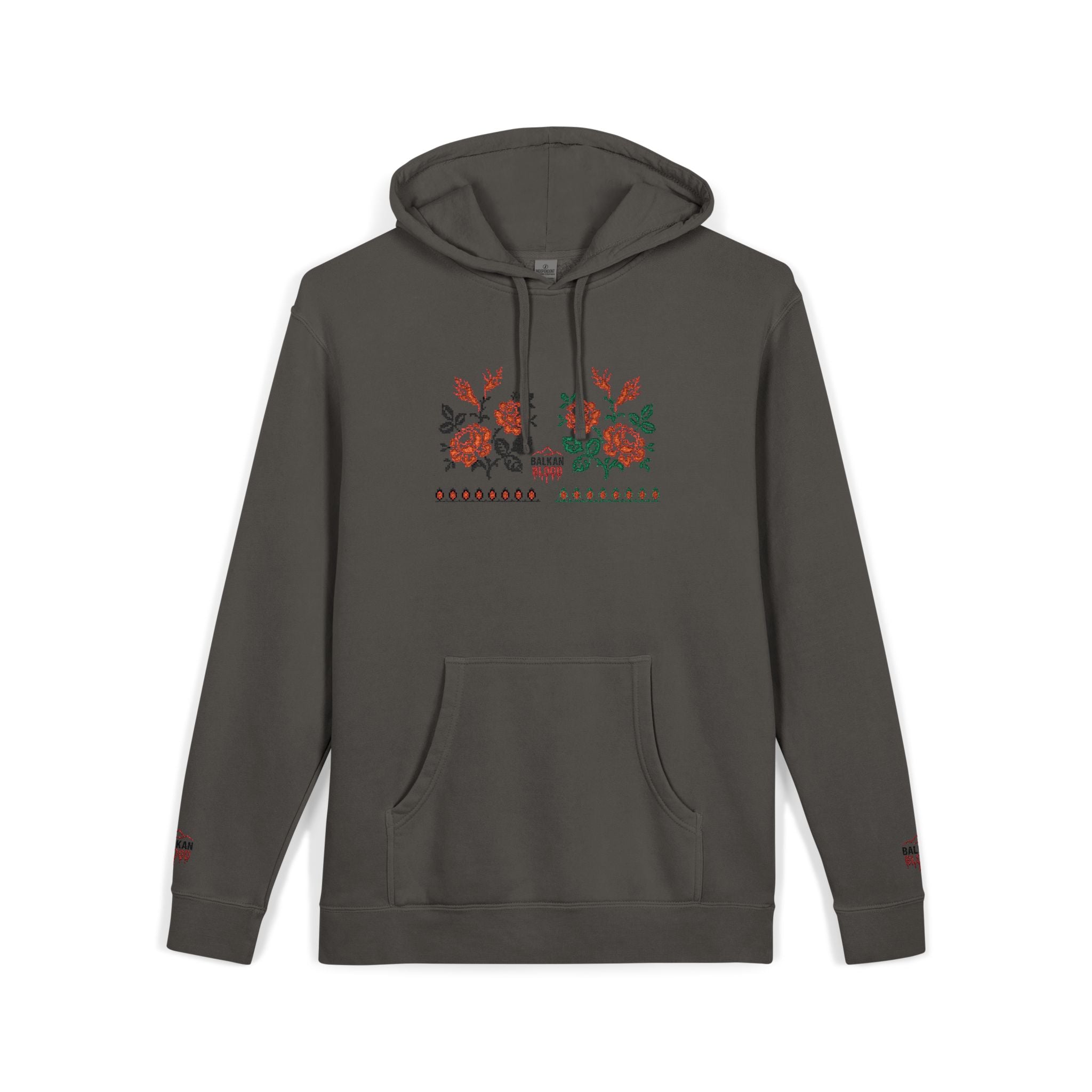 Embroidered Flower Hoodie, Cozy Unisex Sweatshirt, Cute Casual Wear, Spring Fashion, Gift for Her
