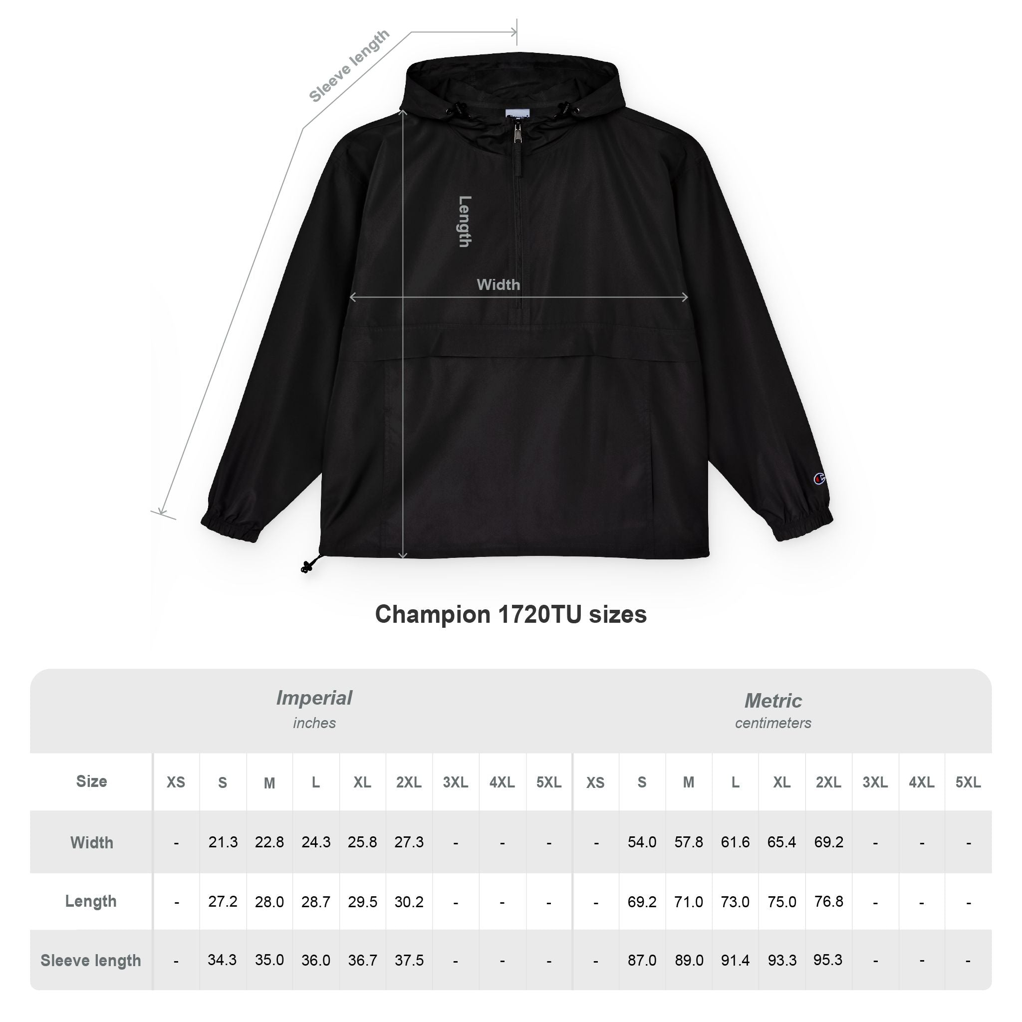 Anorak Jacket with Embroidery BalkanBlood Logo
