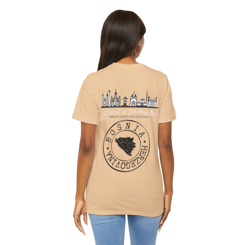 Bosnia Heritage Unisex Tee, Cultural Pride,