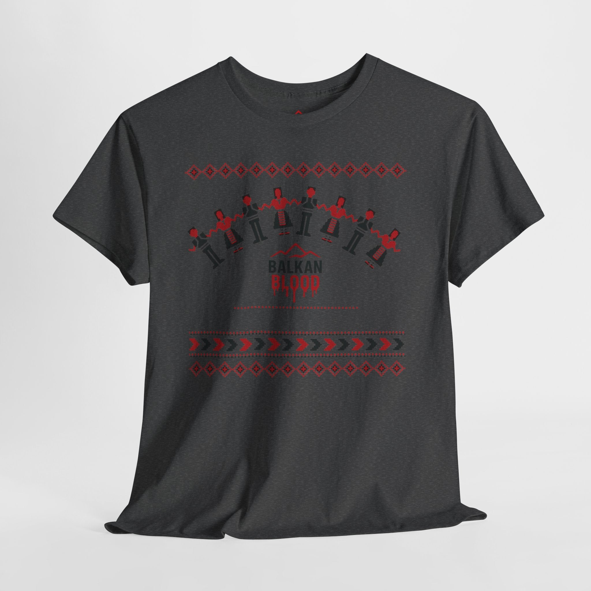 Balkan Blood Graphic Tee, Celebratory Unisex Cotton Shirt