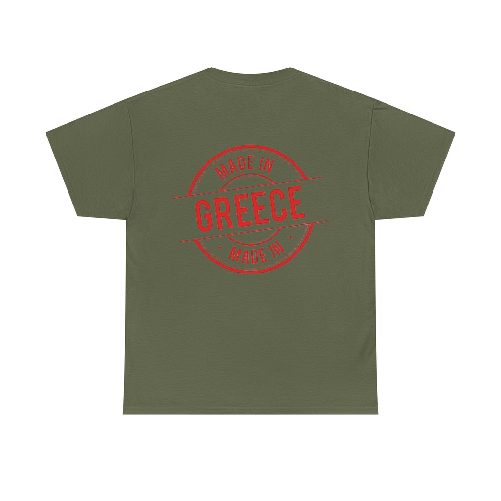 Balkan Blood Tee | Unisex Heavy Cotton T-Shirt, Greece Souvenir Shirt, Travel Gift, Casual Wear, Unique Graphic Tee