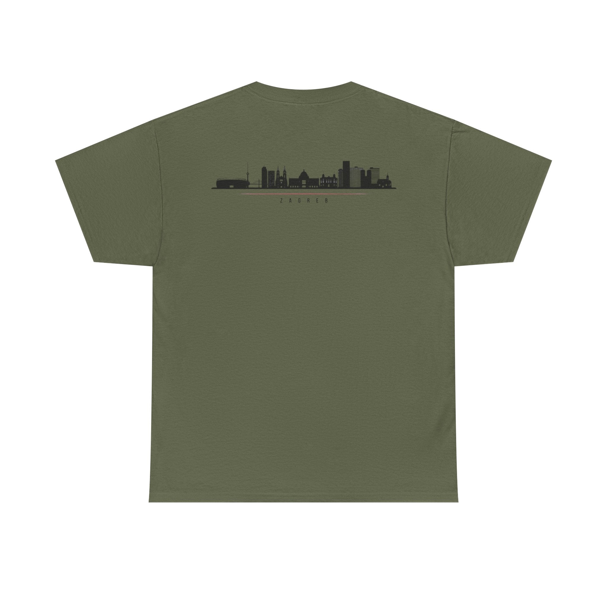 Croatia/Zagreb Unisex Heavy Cotton Tee