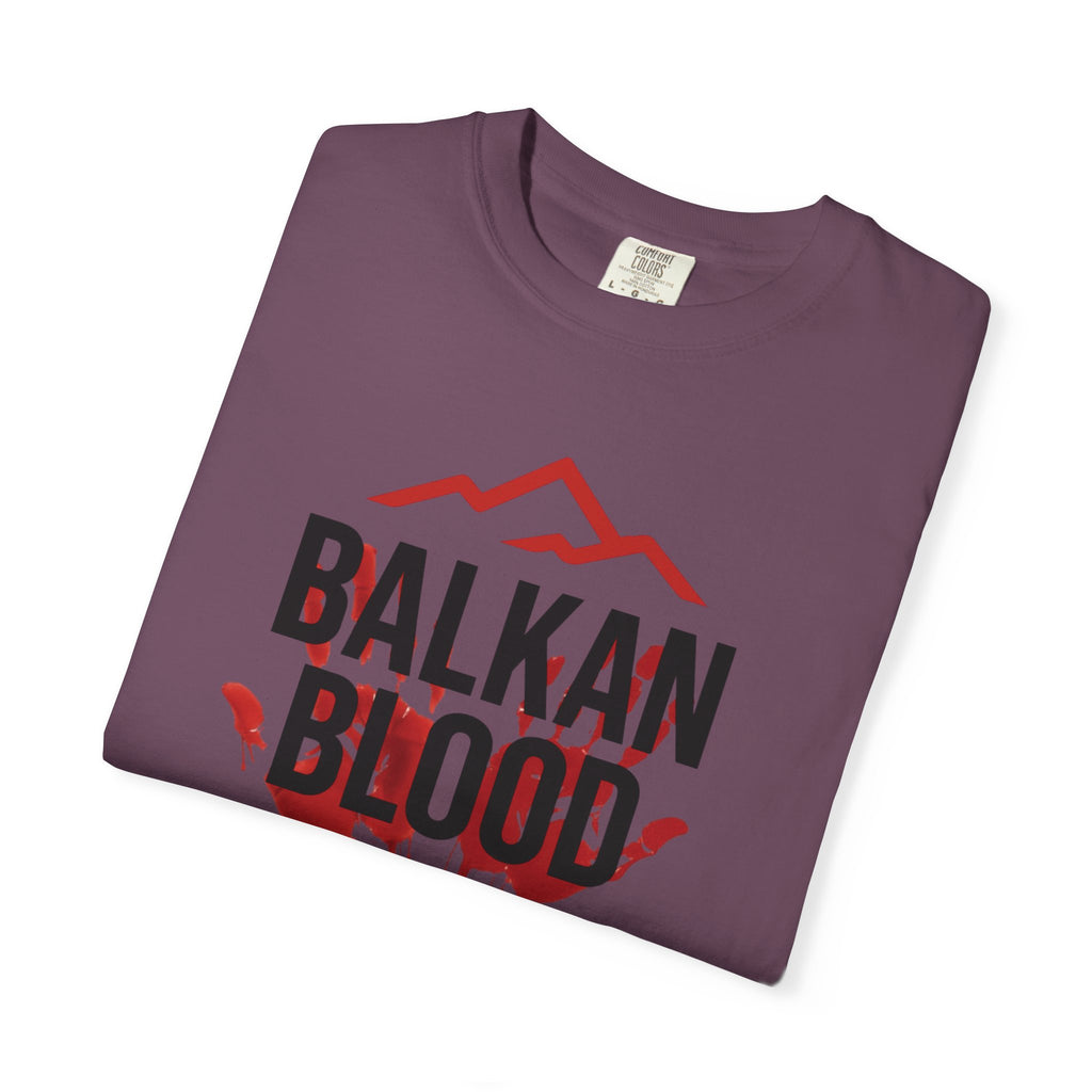 Balkan Blood Graphic T-Shirt, Unisex Streetwear, Fashion Statement Tee, Edgy Gift for Music Lovers, Halloween Apparel