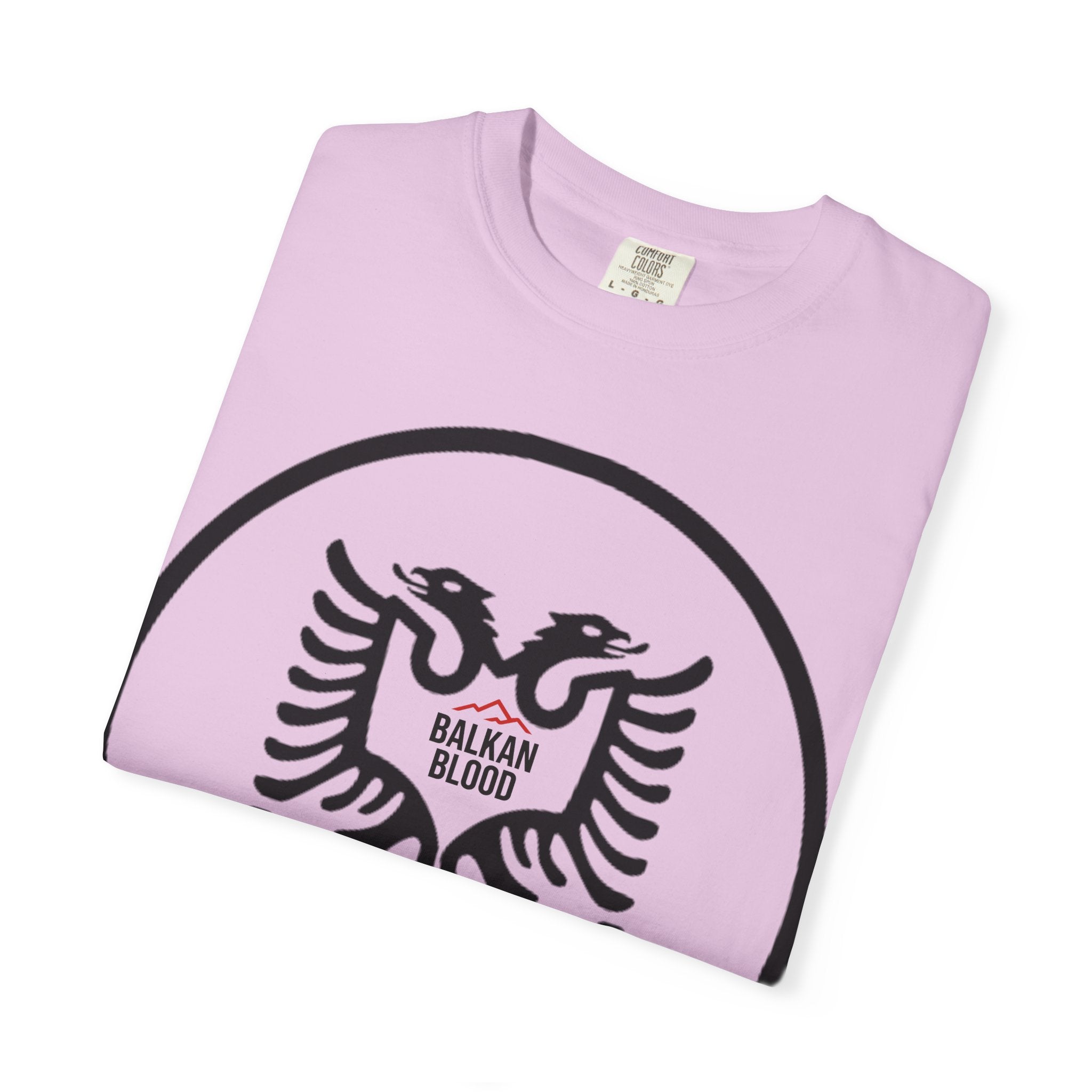 Albanian Balkan Heritage T-Shirt - Unisex Garment-Dyed Tee, Albania Pride Apparel, Cultural Gift, Travel Souvenir, Festival Wear