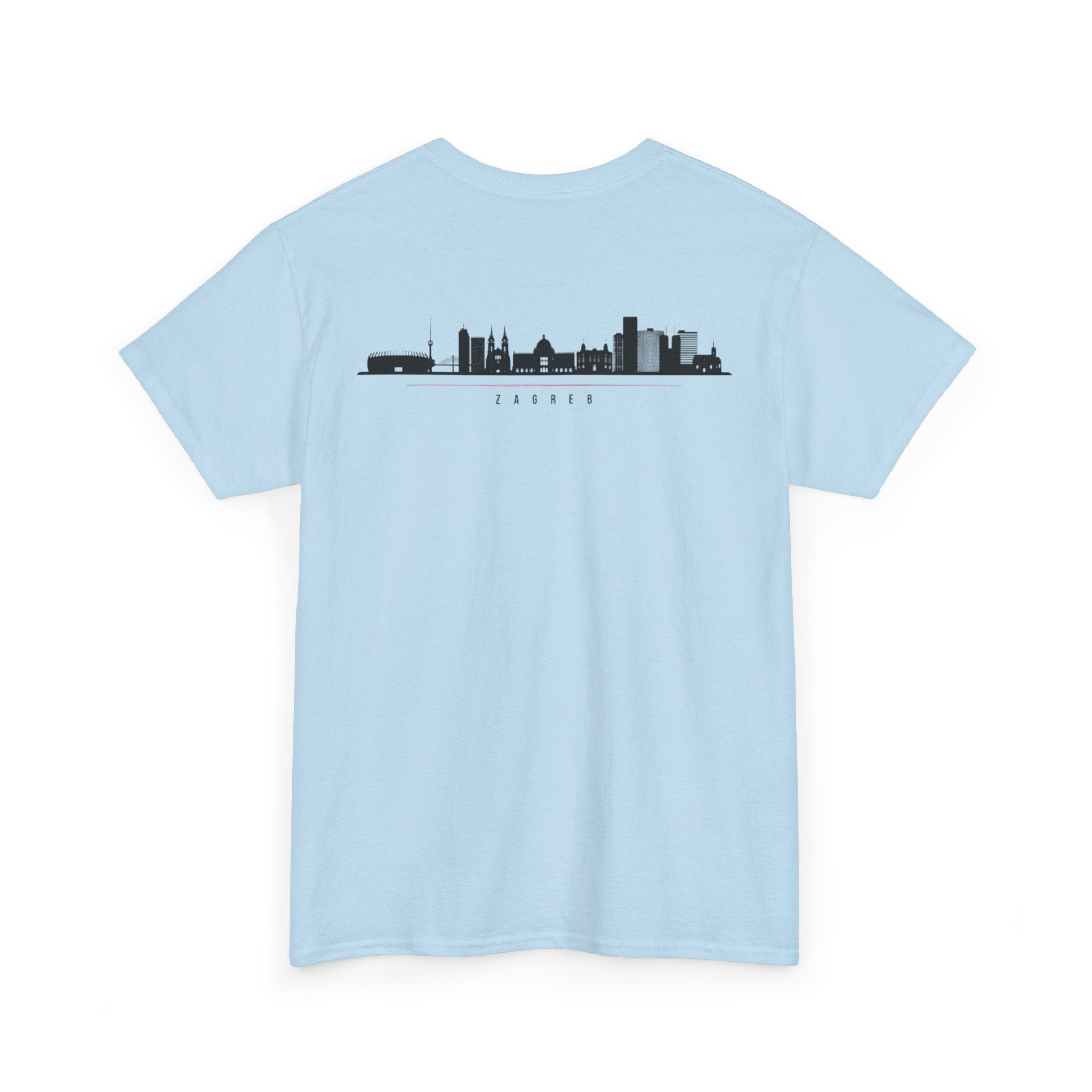 Croatia/Zagreb Unisex Heavy Cotton Tee