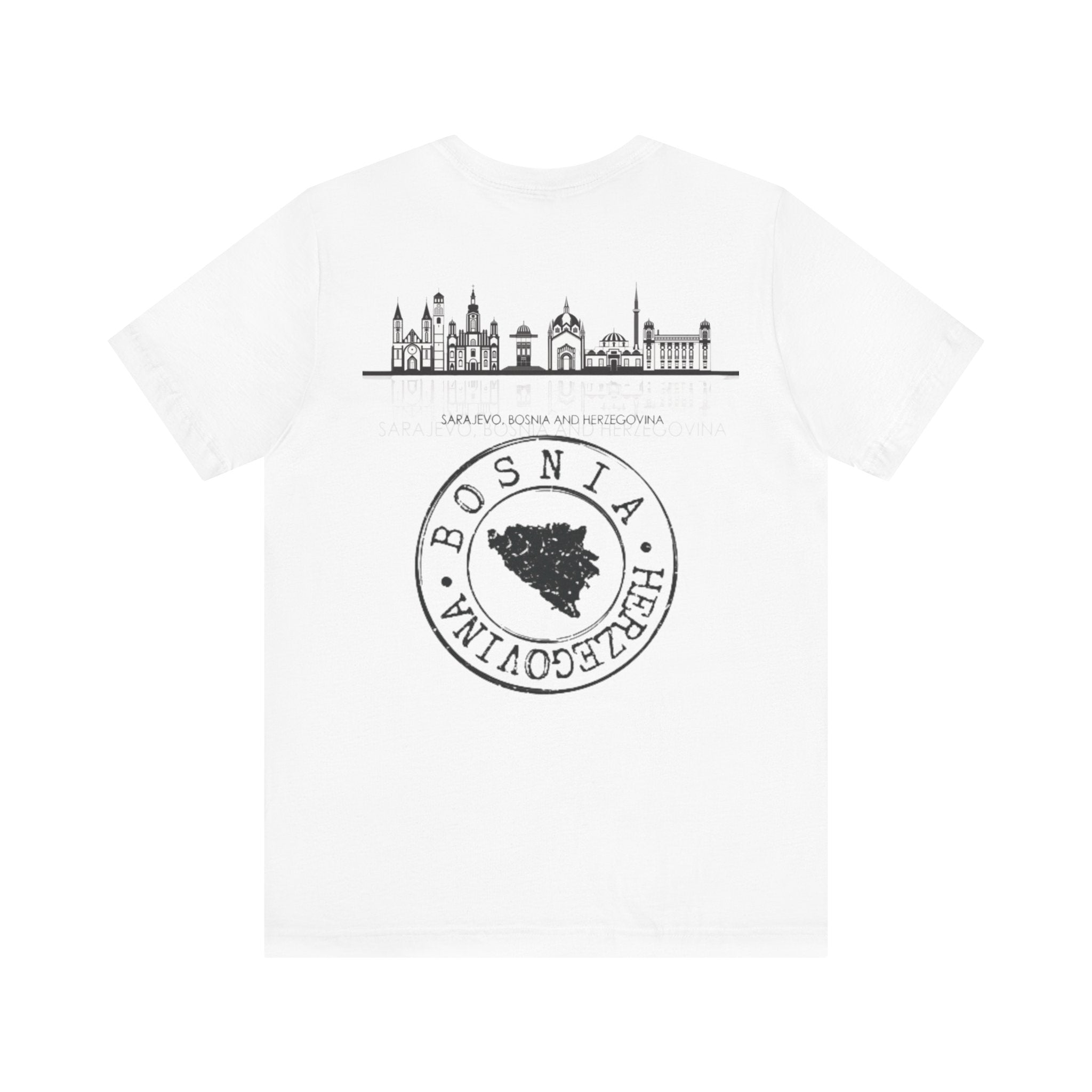Bosnia Heritage Unisex Tee, Travel Shirt, Cultural Pride, Souvenir T-Shirt, Gift for Travelers, Adventure Apparel