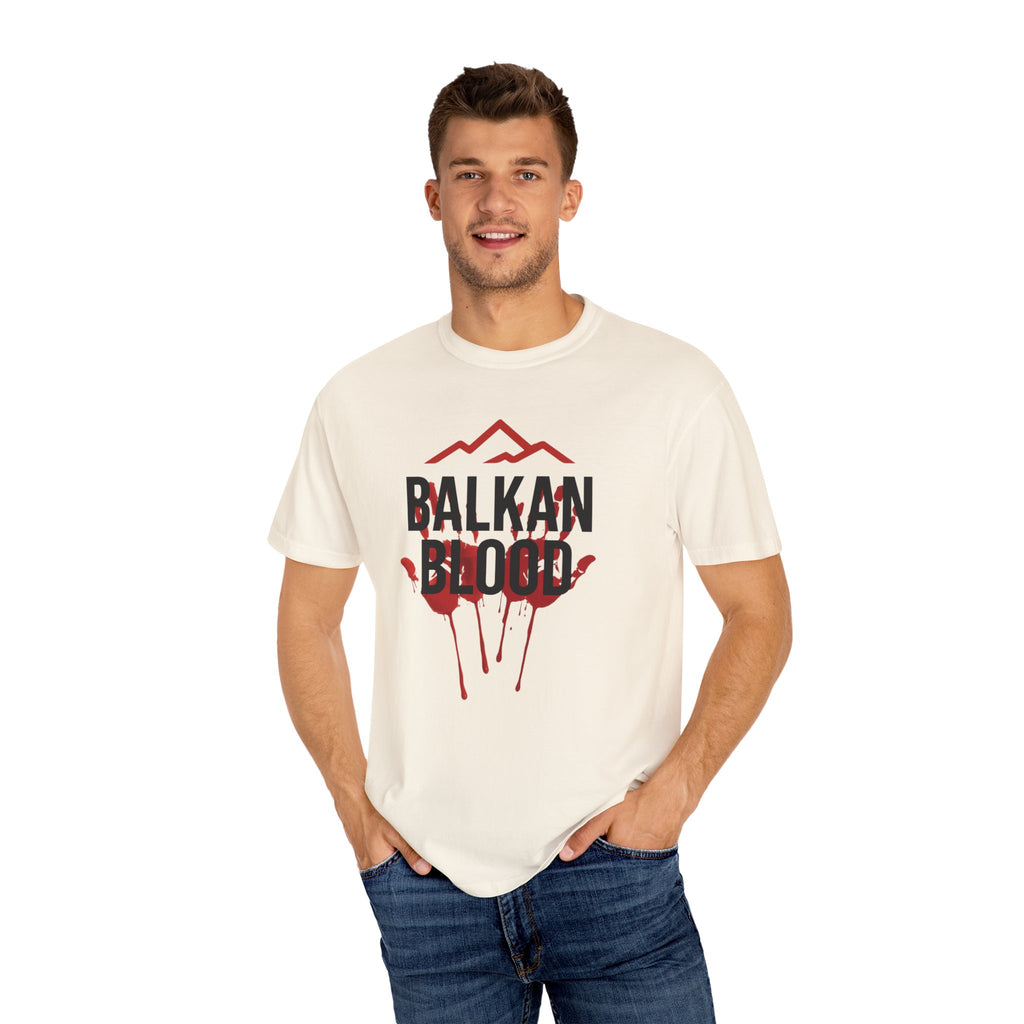 Balkan Blood Graphic T-Shirt, Unisex Streetwear, Fashion Statement Tee, Edgy Gift for Music Lovers, Halloween Apparel
