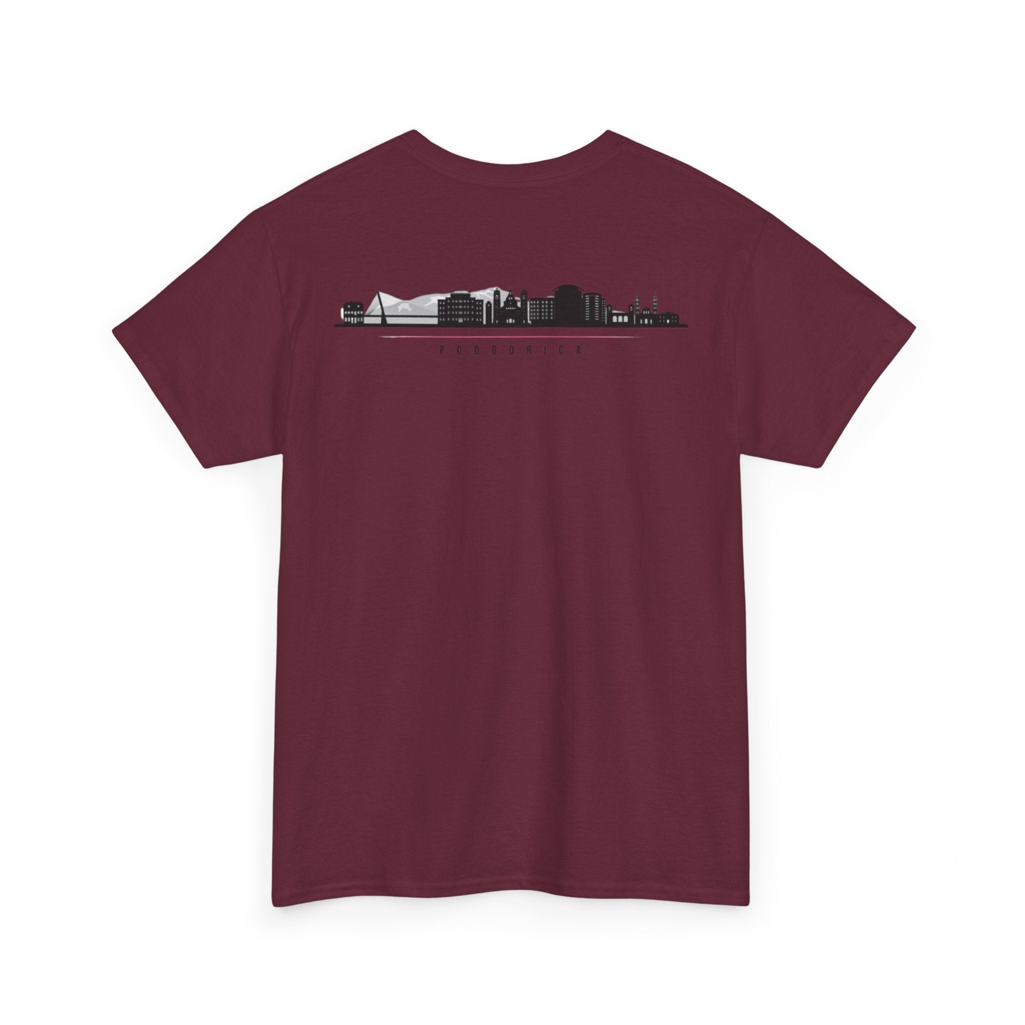 Montenegro/Balkan Blood Unisex Heavy Cotton Tee, Vintage Style Shirt, Graphic Tee, Travel Souvenir, Gift for Heritage Lovers