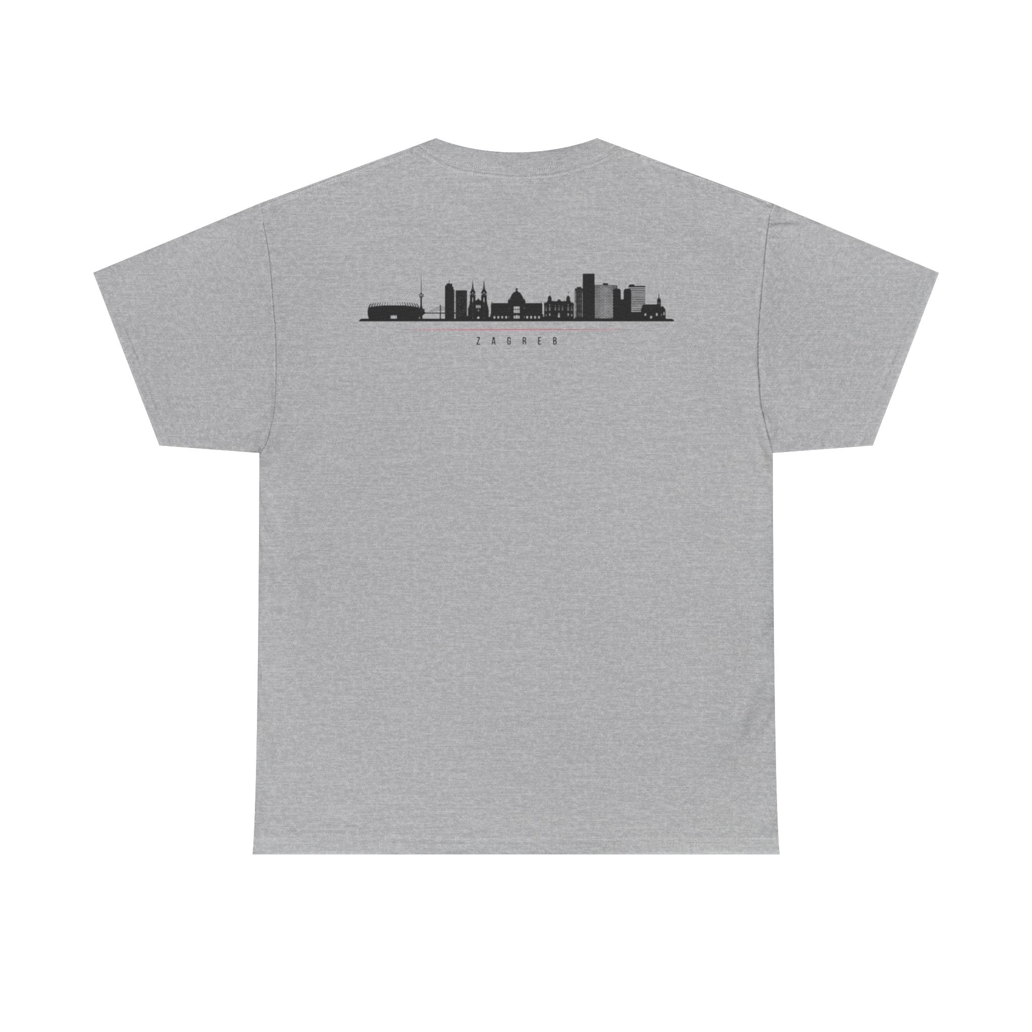 Croatia/Zagreb Unisex Heavy Cotton Tee