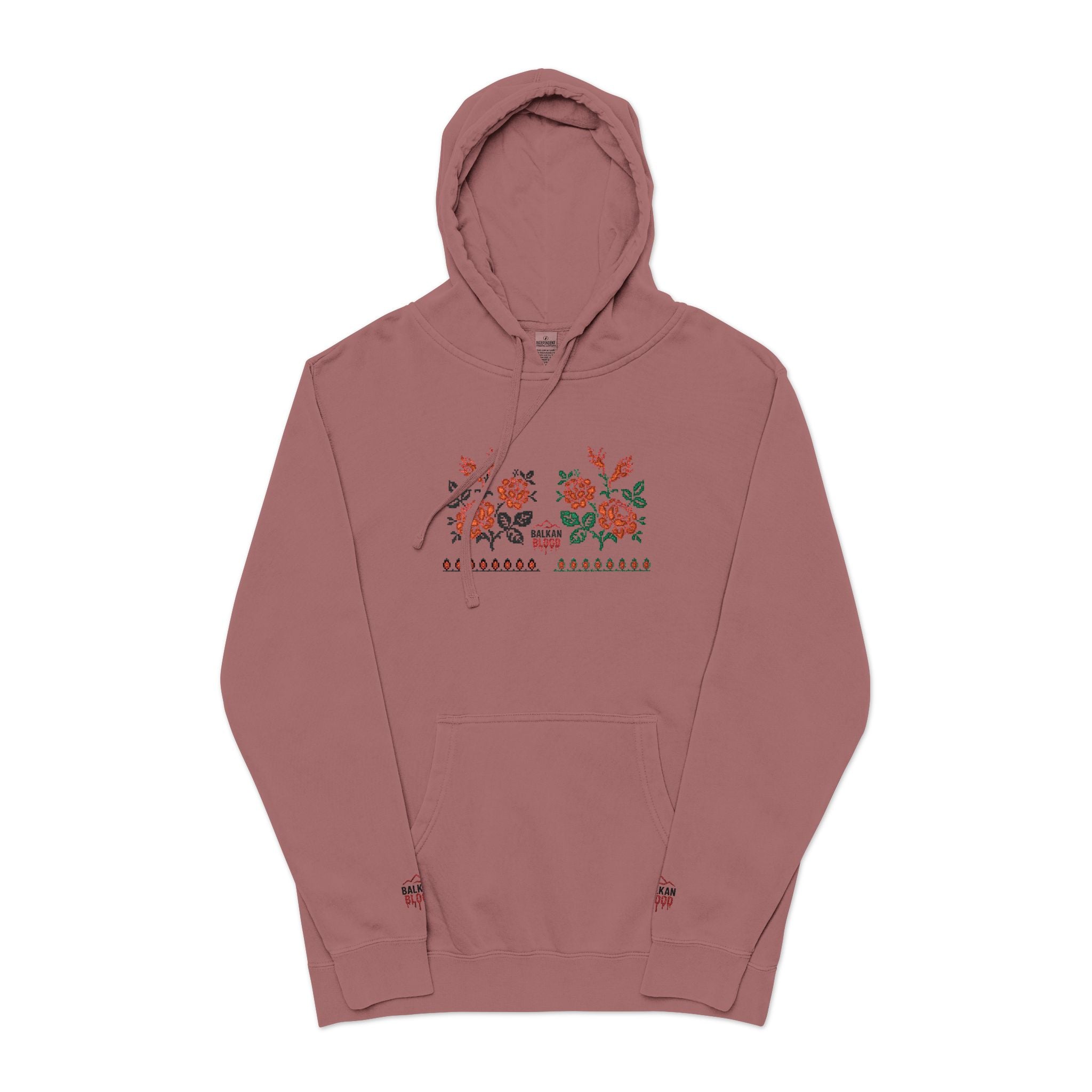 Embroidered Flower Hoodie, Cozy Unisex Sweatshirt, Cute Casual Wear, Spring Fashion, Gift for Her