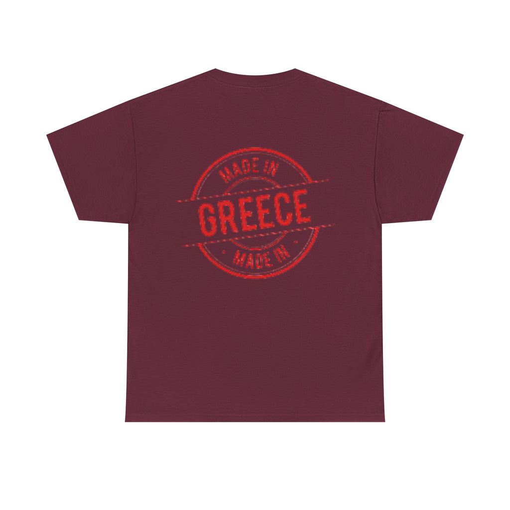Balkan Blood Tee | Unisex Heavy Cotton T-Shirt, Greece Souvenir Shirt, Travel Gift, Casual Wear, Unique Graphic Tee