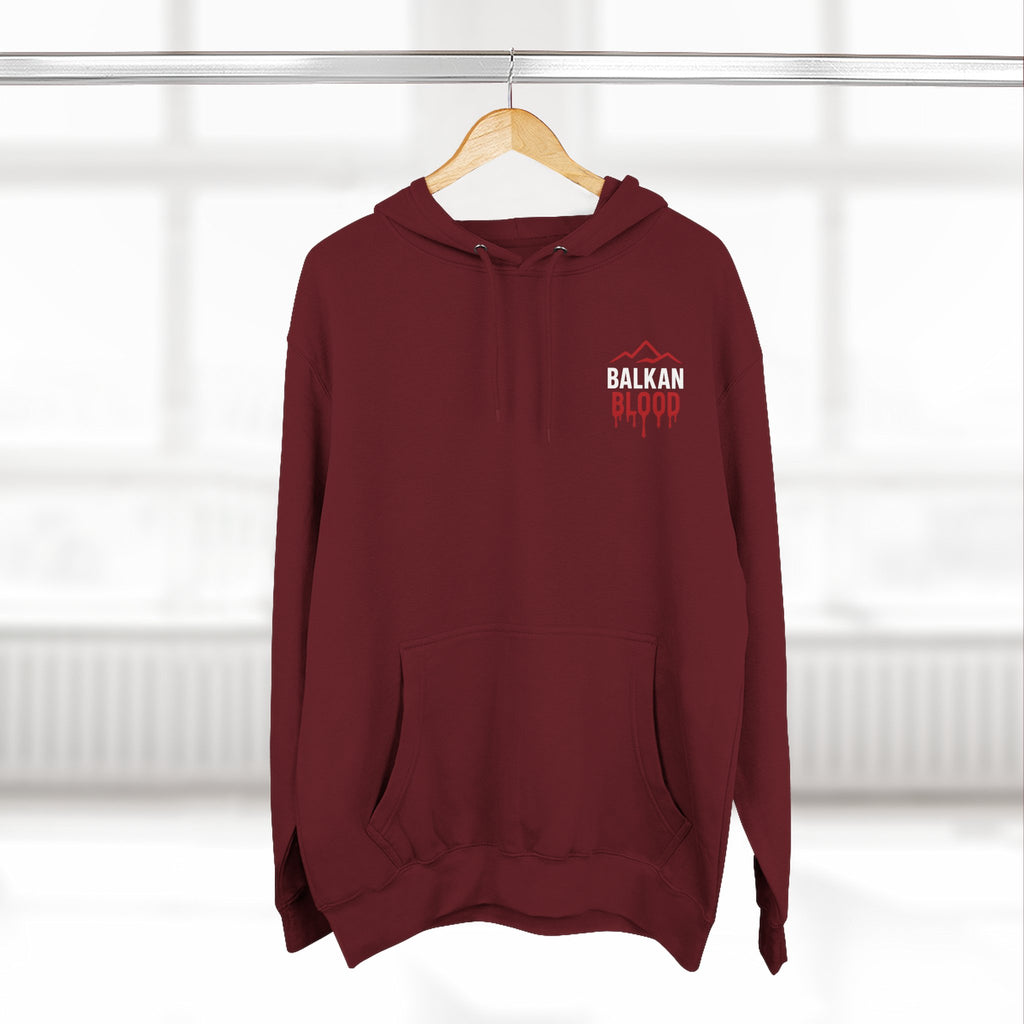 Balkan Blood Hoodie - Cozy Fleece Sweatshirt for Outdoor Adventures