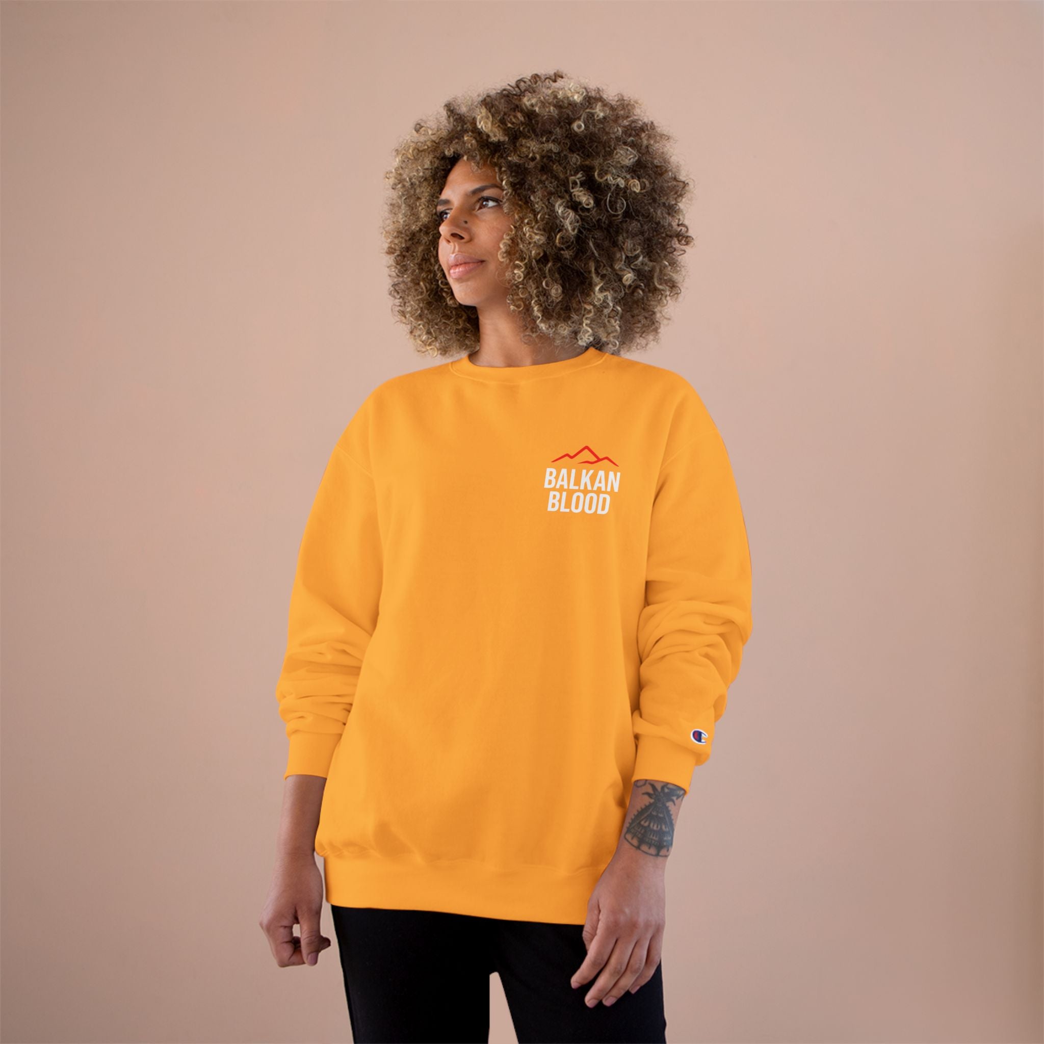 Balkan Blood Champion Sweatshirt - Cozy Urban Style, Unisex Gift, Casual Wear, Travel Apparel, Perfect for Chill Days