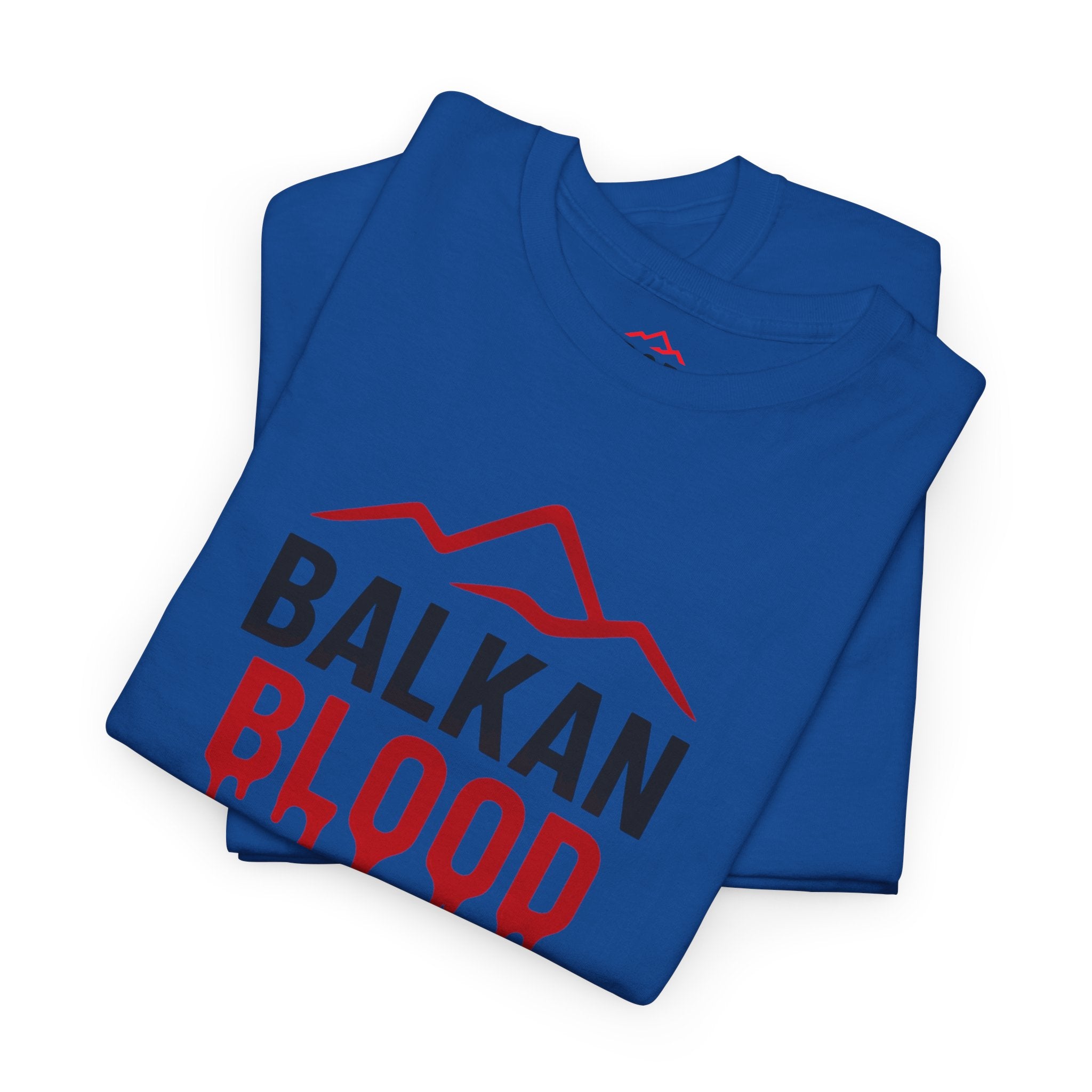 Balkan Blood T-Shirt — Heritage Graphic Tee with Multilingual “Blood” Back Print