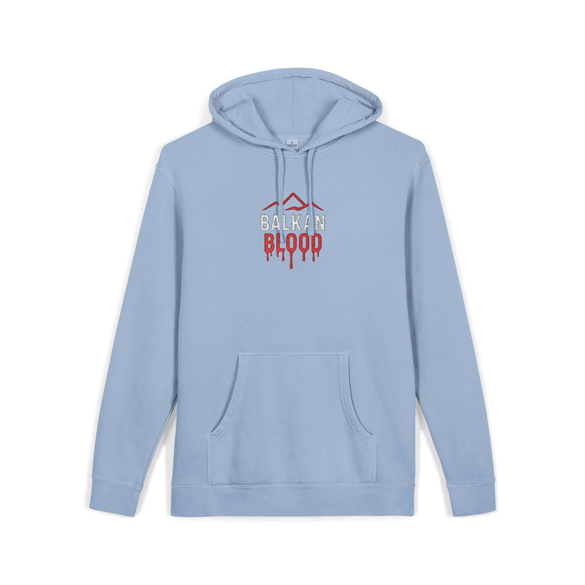 Unisex Pigment-Dyed Hoodie (Embroidery)