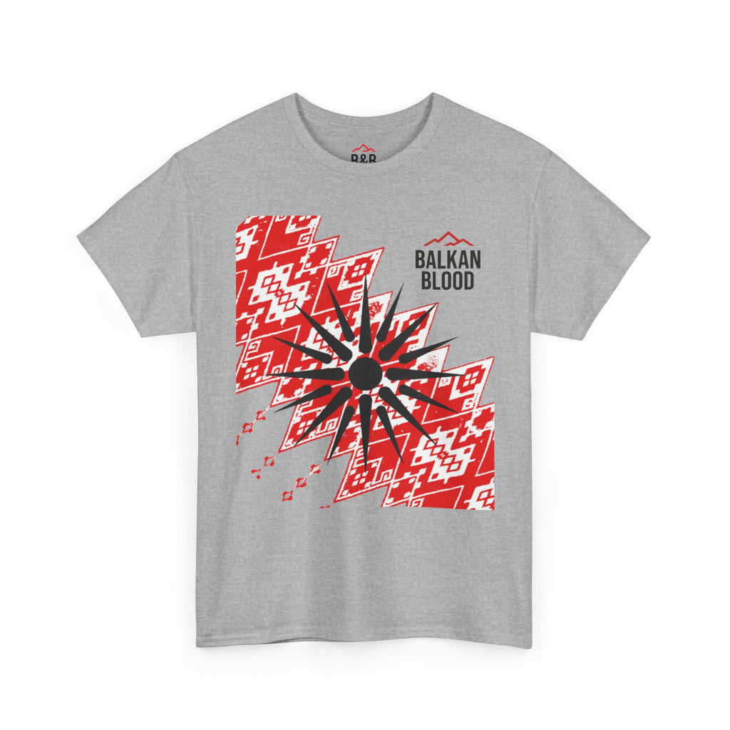 Macedonian Balkan Blood Unisex Heavy Cotton Tee