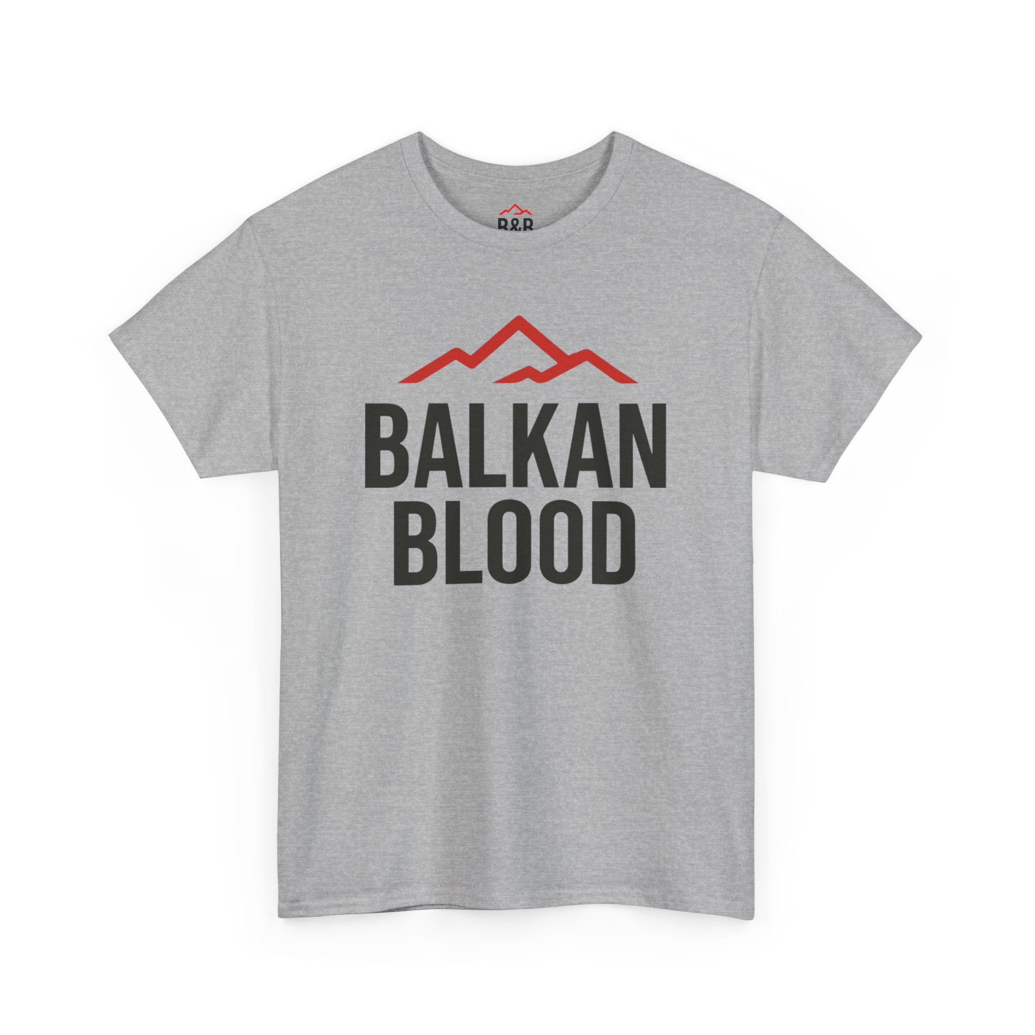 Balkan Blood Unisex Heavy Cotton Tee | Heritage Shirt, Travel Tee, Gift for Balkan Lovers, Cultural Pride, Casual Wear