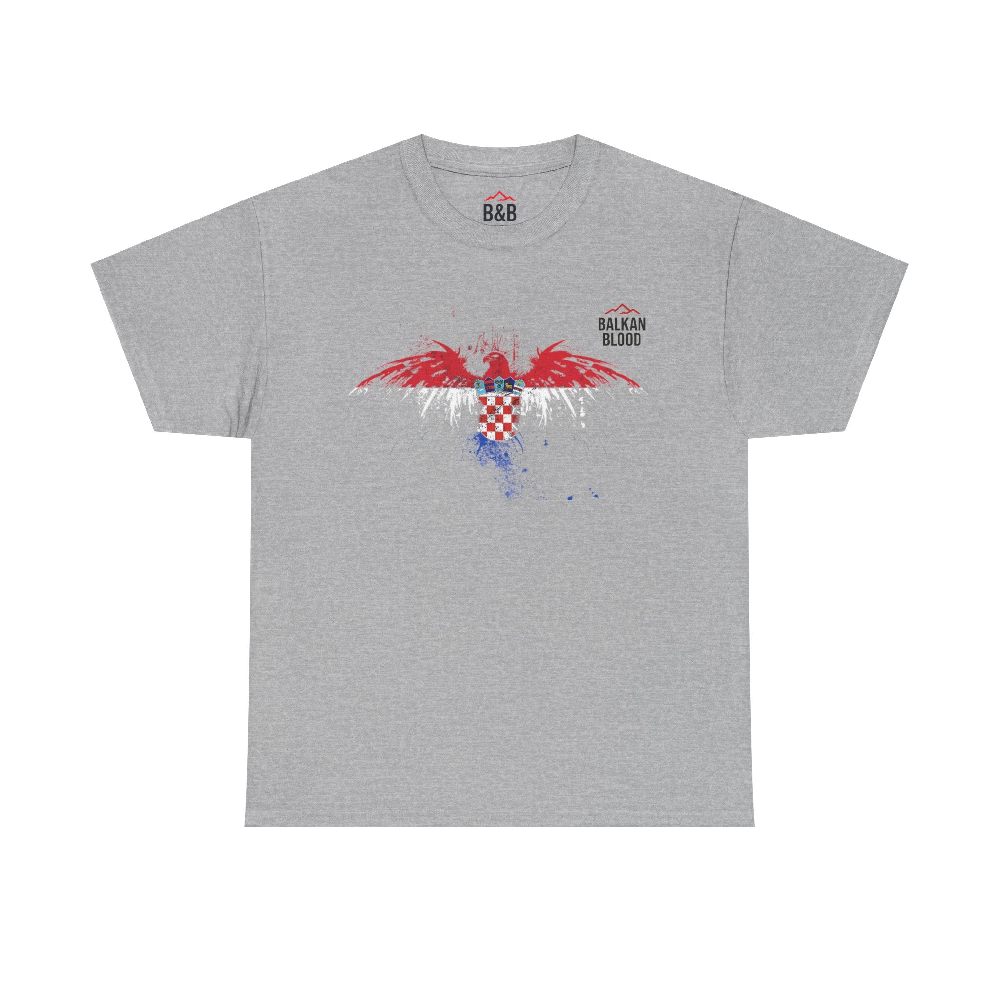 Croatia/Zagreb Unisex Heavy Cotton Tee