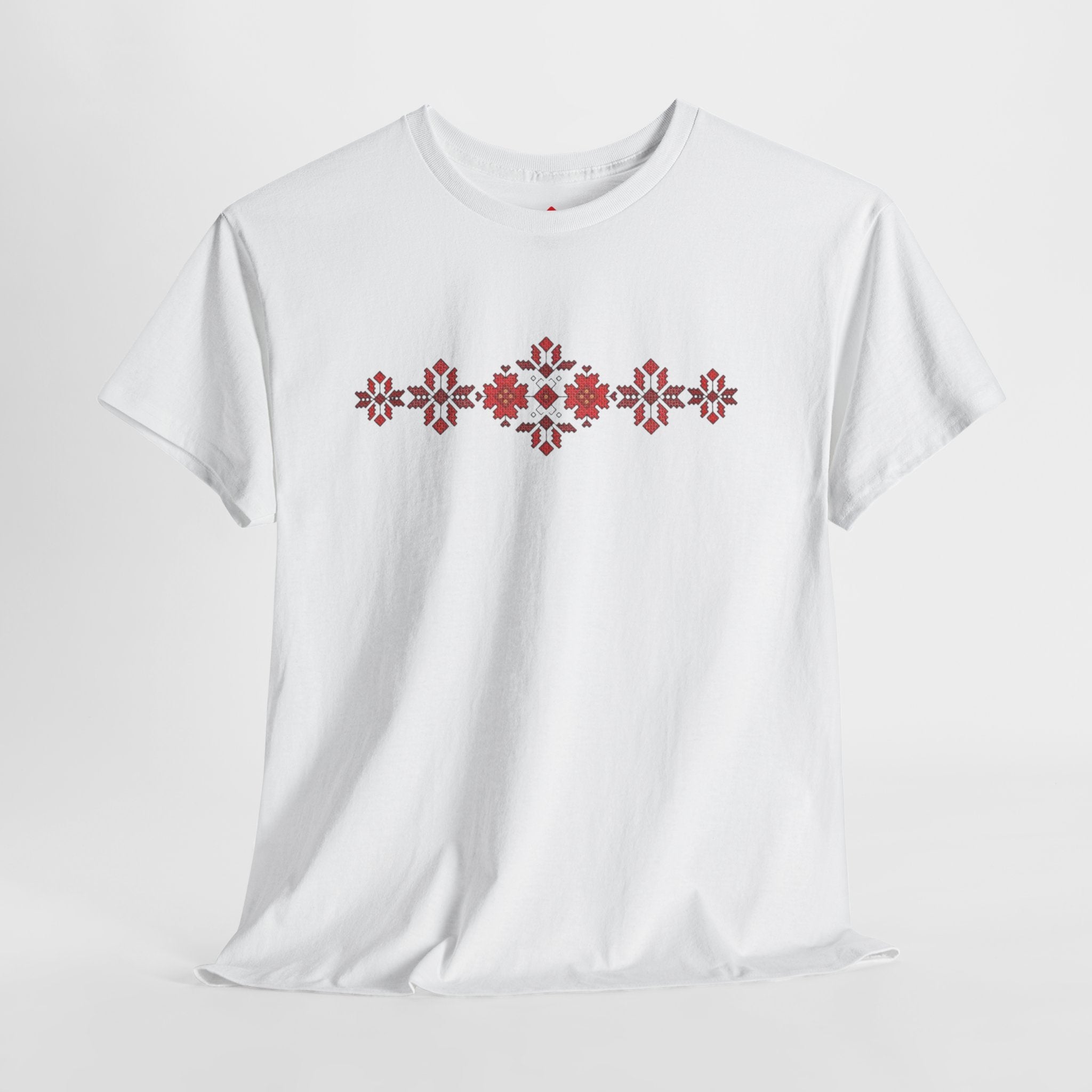 Traditional Balkan Emboidery — Red Mountain Motif
