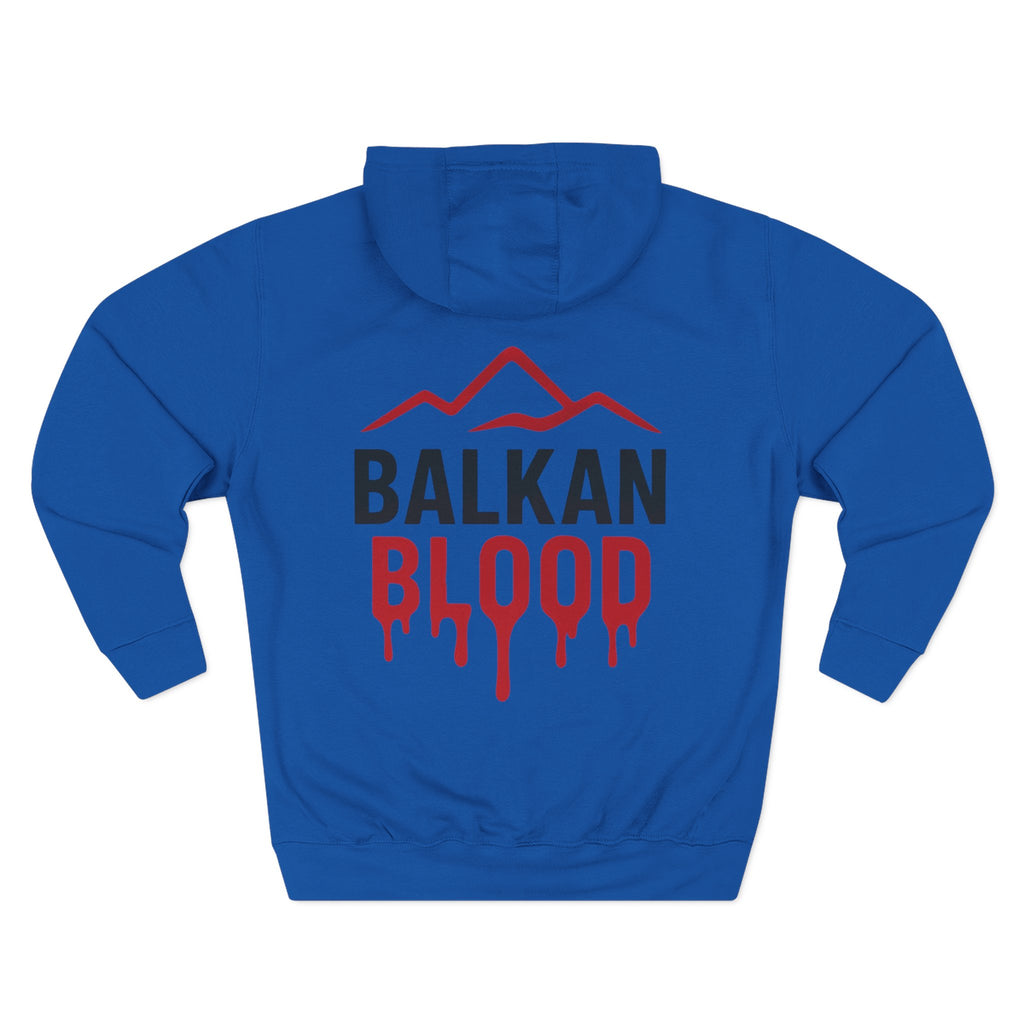 Balkan Blood Hoodie - Cozy Fleece Sweatshirt for Outdoor Adventures
