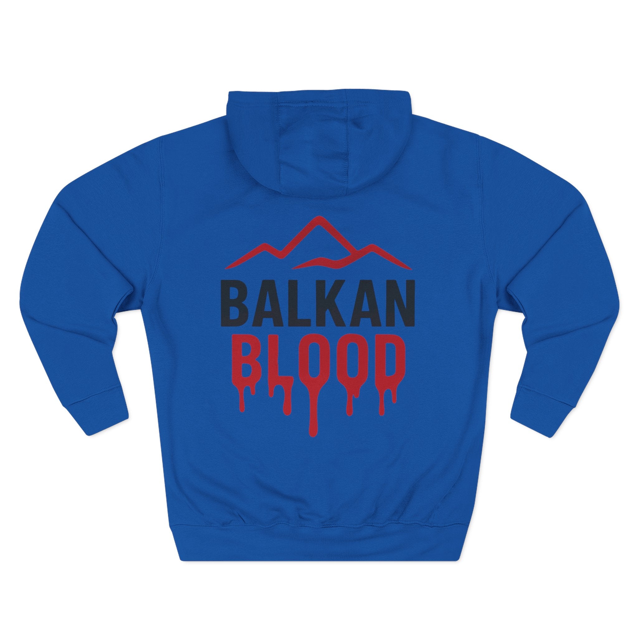 Balkan Blood Hoodie - Cozy Fleece Sweatshirt for Outdoor Adventures