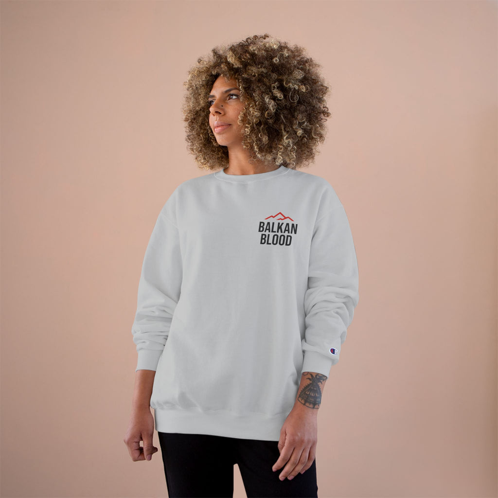 Balkan Blood Champion Sweatshirt - Cozy Urban Style, Unisex Gift, Casual Wear, Travel Apparel, Perfect for Chill Days
