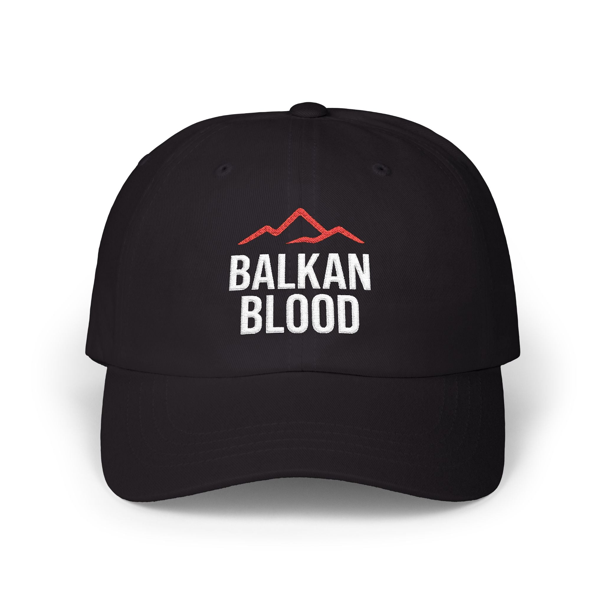 Balkan Blood Classic Dad Cap, Casual Summer Hat, Gift for Outdoorsy Dads, Hiking Accessories, Stylish Baseball Cap