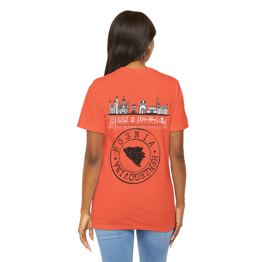 Bosnia Heritage Unisex Tee, Cultural Pride,
