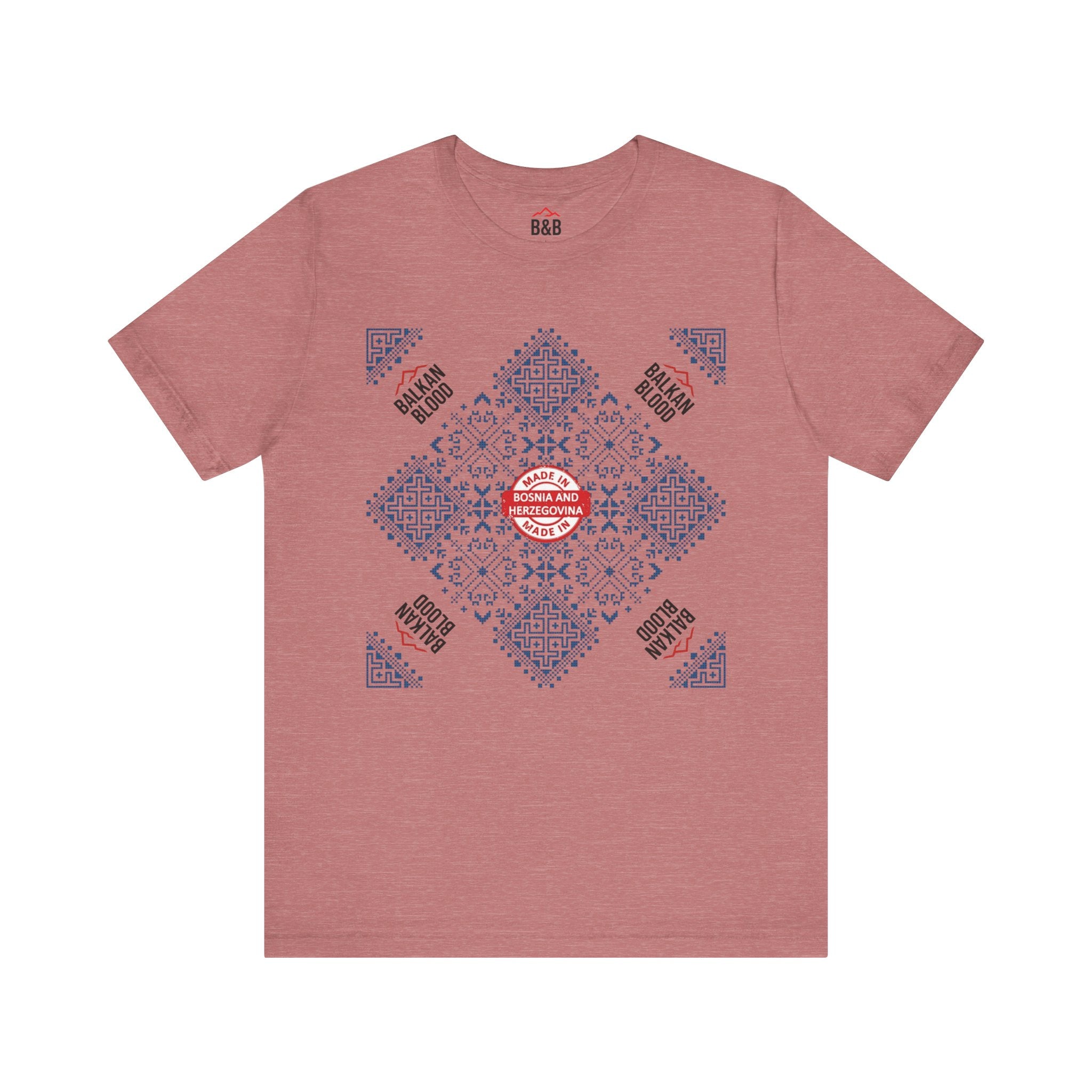 Bosnia Heritage Unisex Tee, Travel Shirt, Cultural Pride, Souvenir T-Shirt, Gift for Travelers, Adventure Apparel