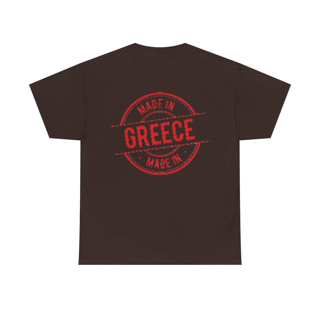 Balkan Blood Tee | Unisex Heavy Cotton T-Shirt, Greece Souvenir Shirt, Travel Gift, Casual Wear, Unique Graphic Tee