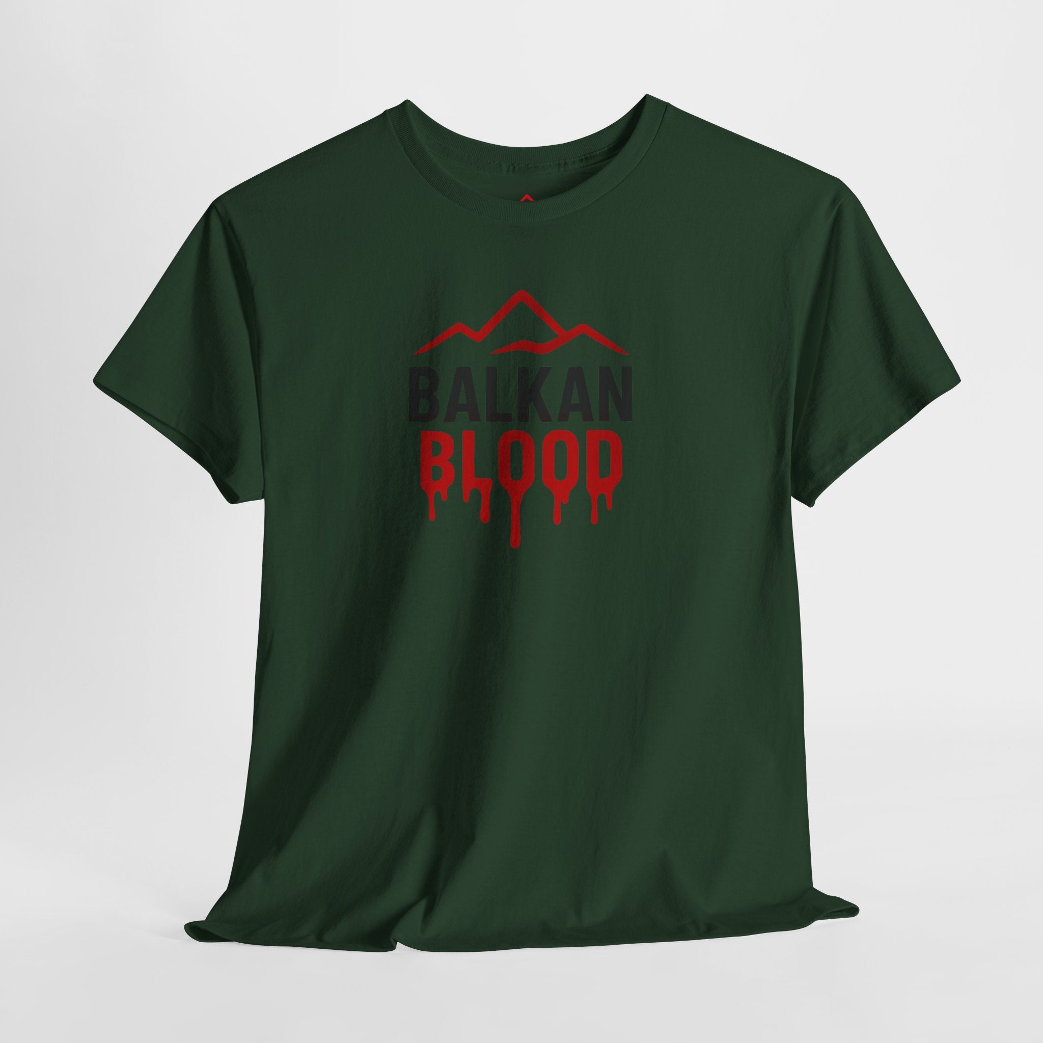 Balkan Blood T-Shirt — Heritage Graphic Tee with Multilingual “Blood” Back Print