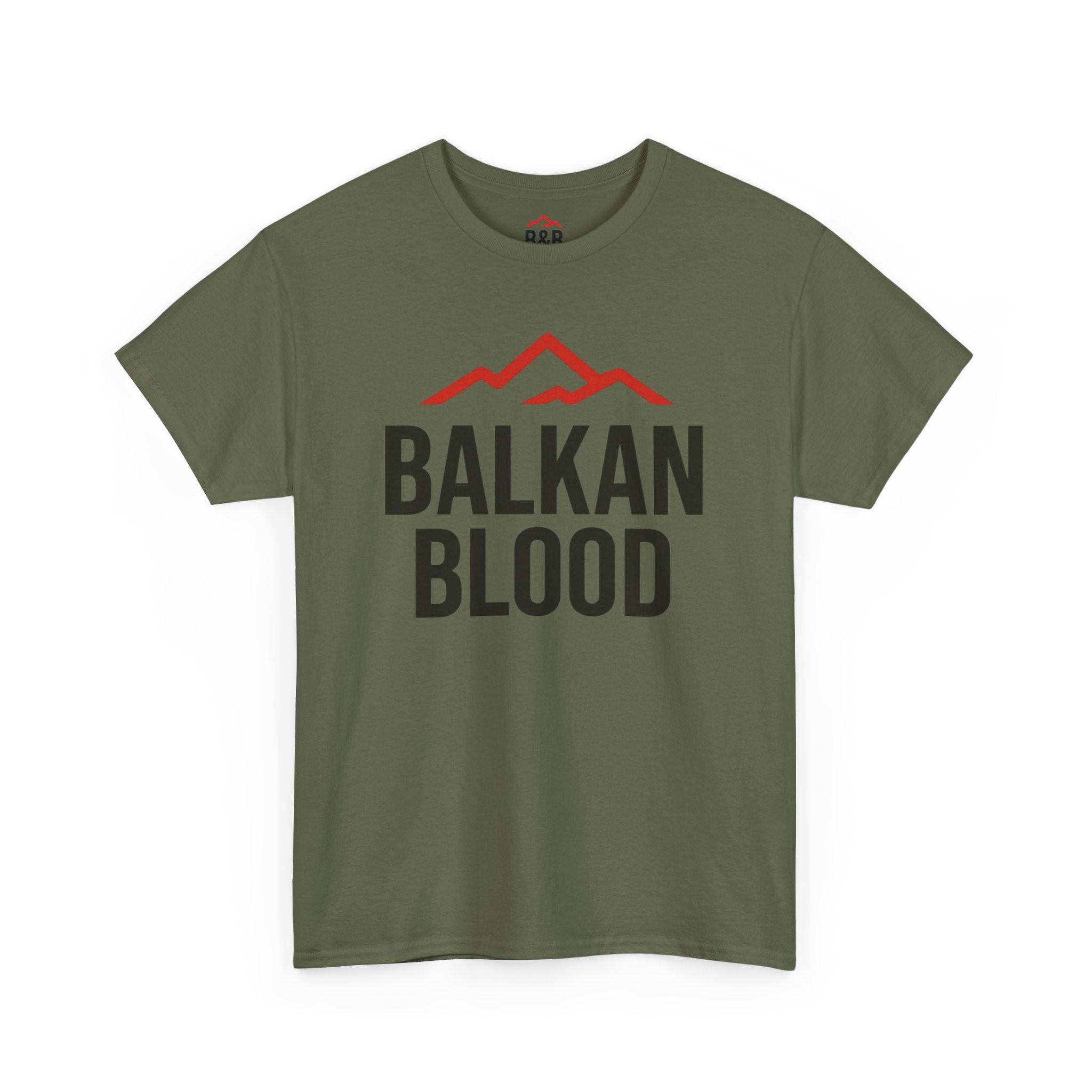 Balkan Blood Unisex Heavy Cotton Tee | Heritage Shirt, Travel Tee, Gift for Balkan Lovers, Cultural Pride, Casual Wear