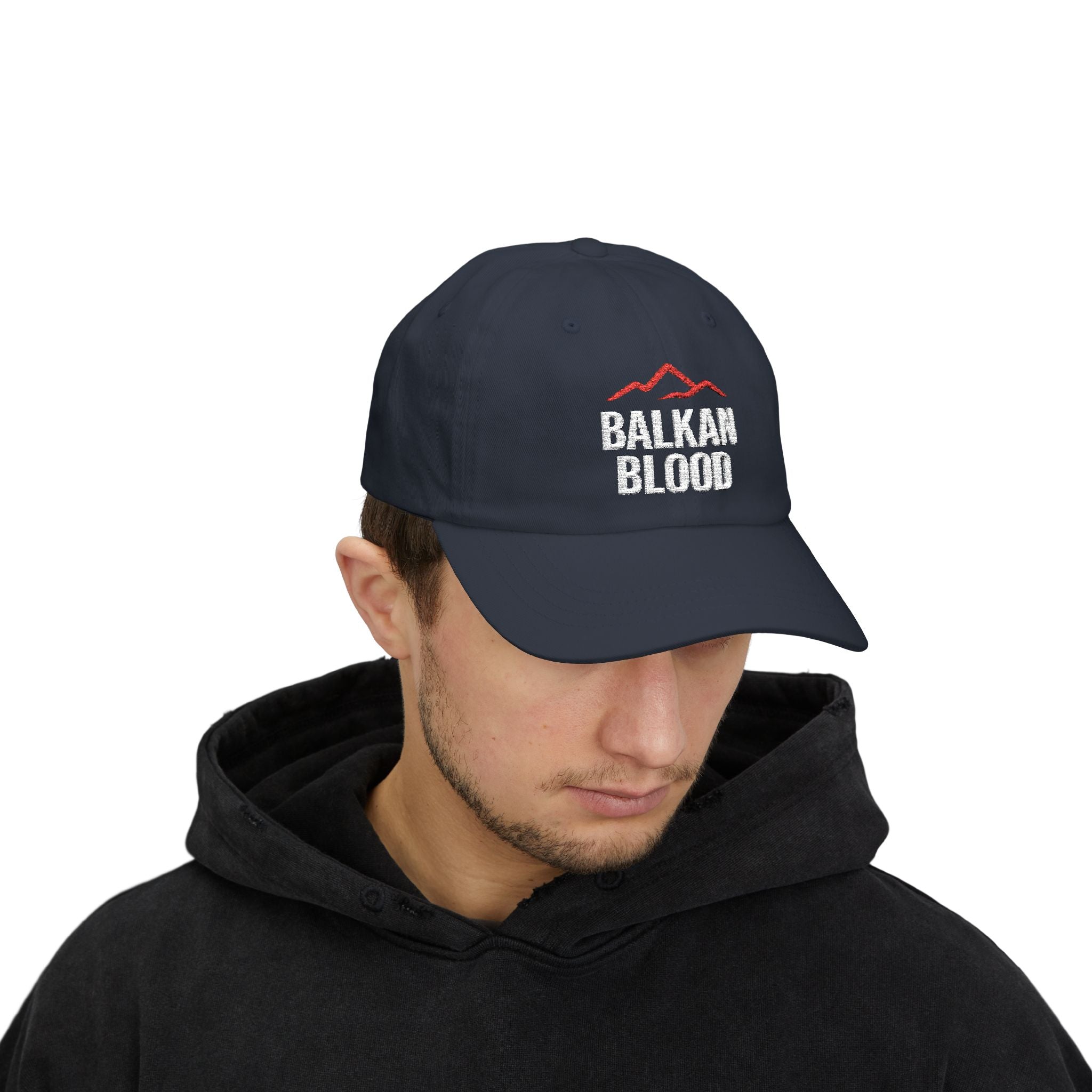 Balkan Blood Classic Dad Cap, Casual Summer Hat, Gift for Outdoorsy Dads, Hiking Accessories, Stylish Baseball Cap