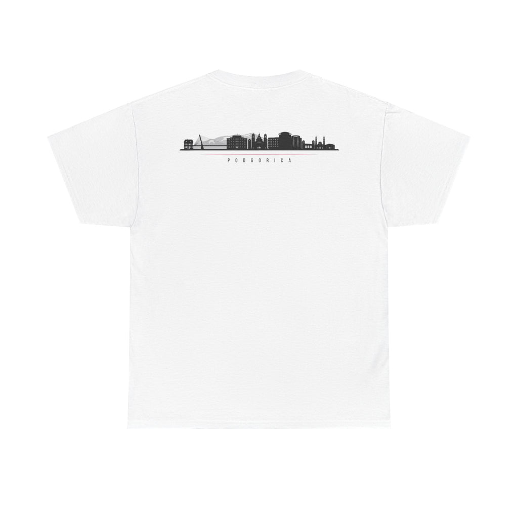 Montenegro/Balkan Blood Unisex Heavy Cotton Tee, Vintage Style Shirt, Graphic Tee, Travel Souvenir, Gift for Heritage Lovers